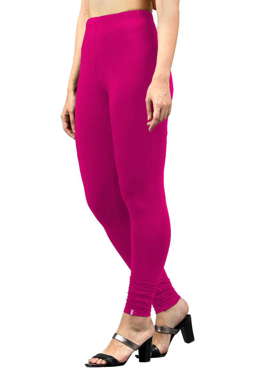 Presta Churidar Leggings Premium - Dark Rani