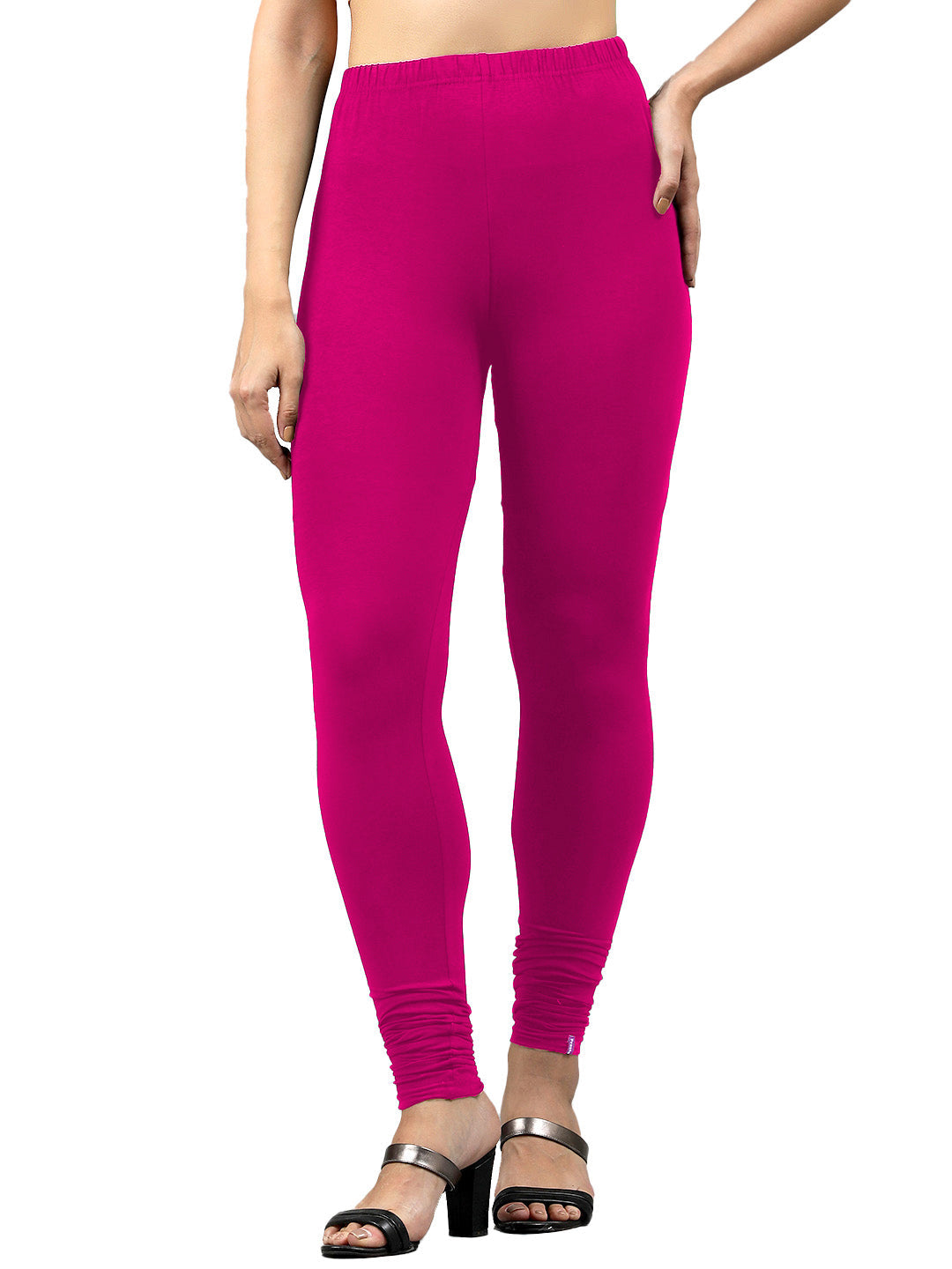 Presta Churidar Leggings Premium - Dark Rani