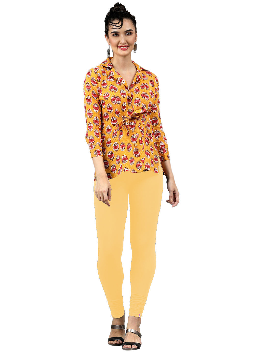 Presta Churidar Leggings Premium - Dark Skin