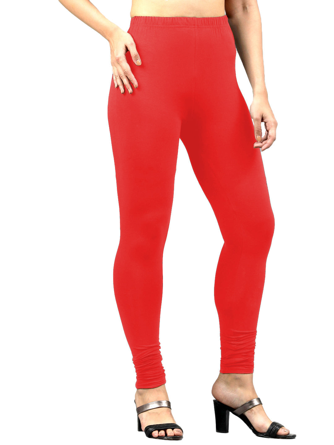 Presta Churidar Leggings Premium - Dark Tomato