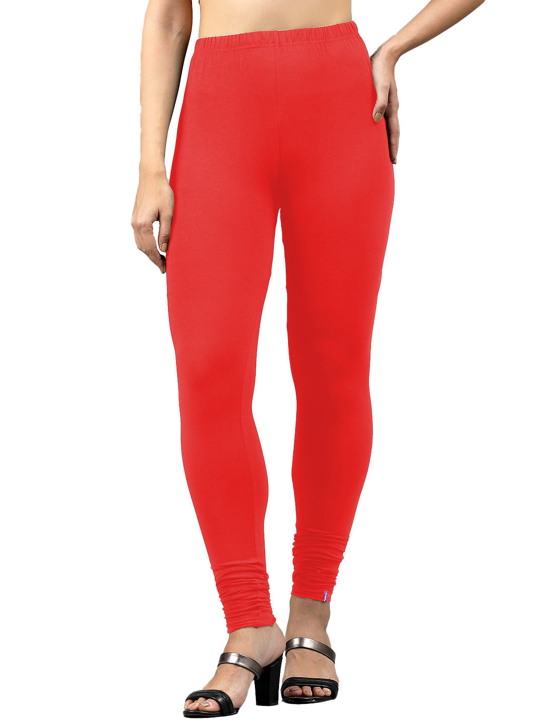 Presta Churidar Leggings Premium - Dark Tomato