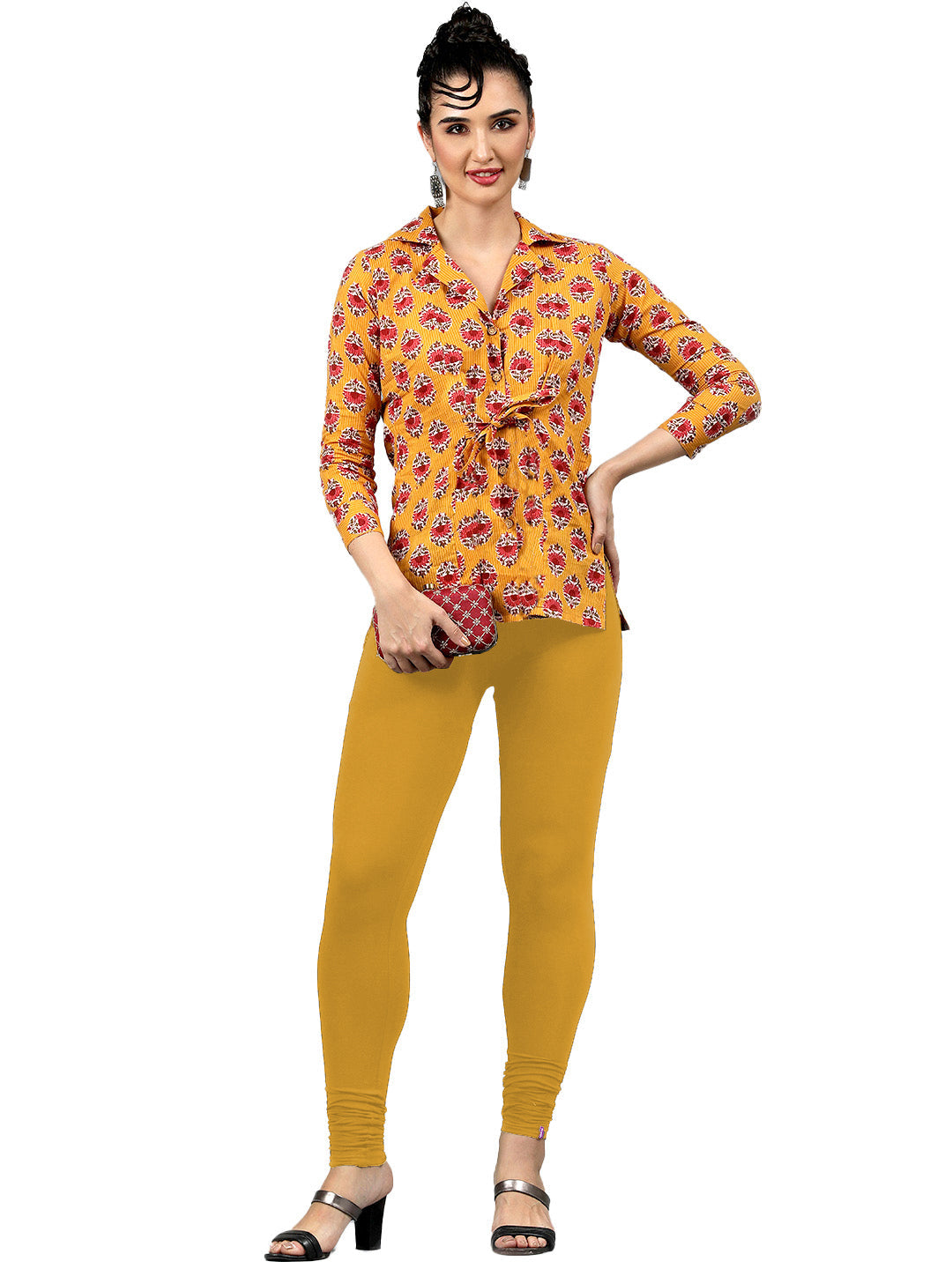 Presta Churidar Leggings Premium - Golden Skin