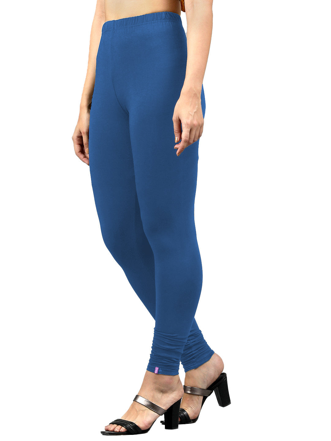 Presta Churidar Leggings Premium- Jean Blue