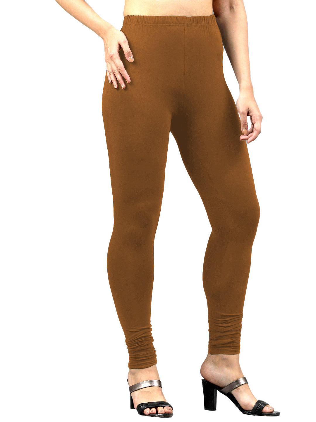 Presta Churidar Leggings Premium - Kakki
