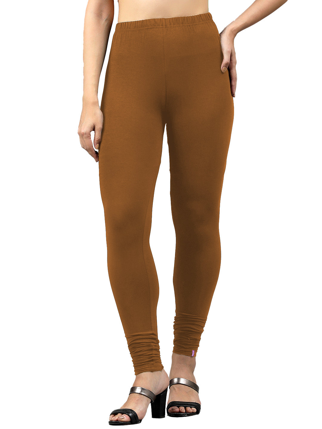 Presta Churidar Leggings Premium - Kakki