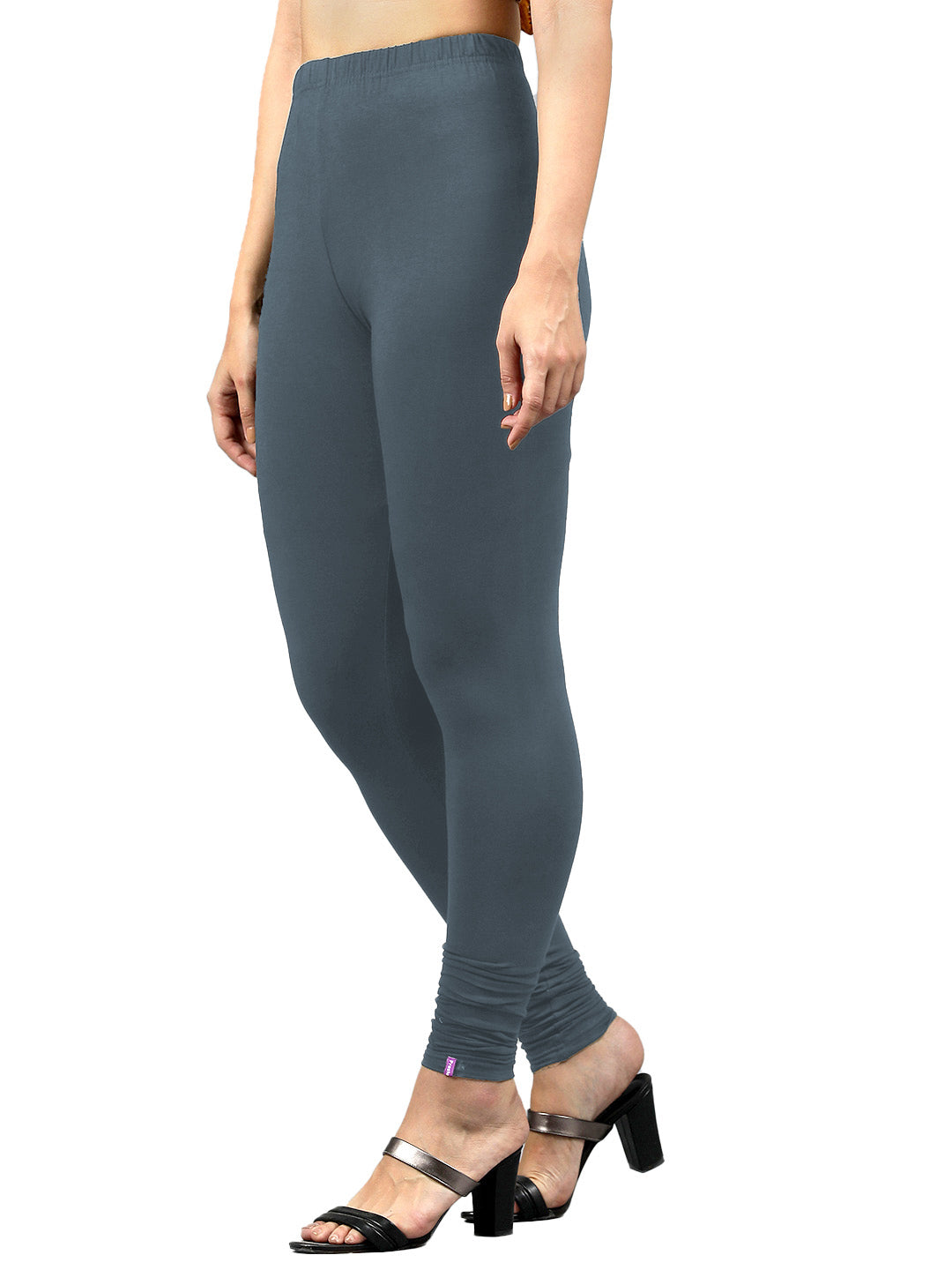 Presta Churidar Leggings Premium - Lt.Ash
