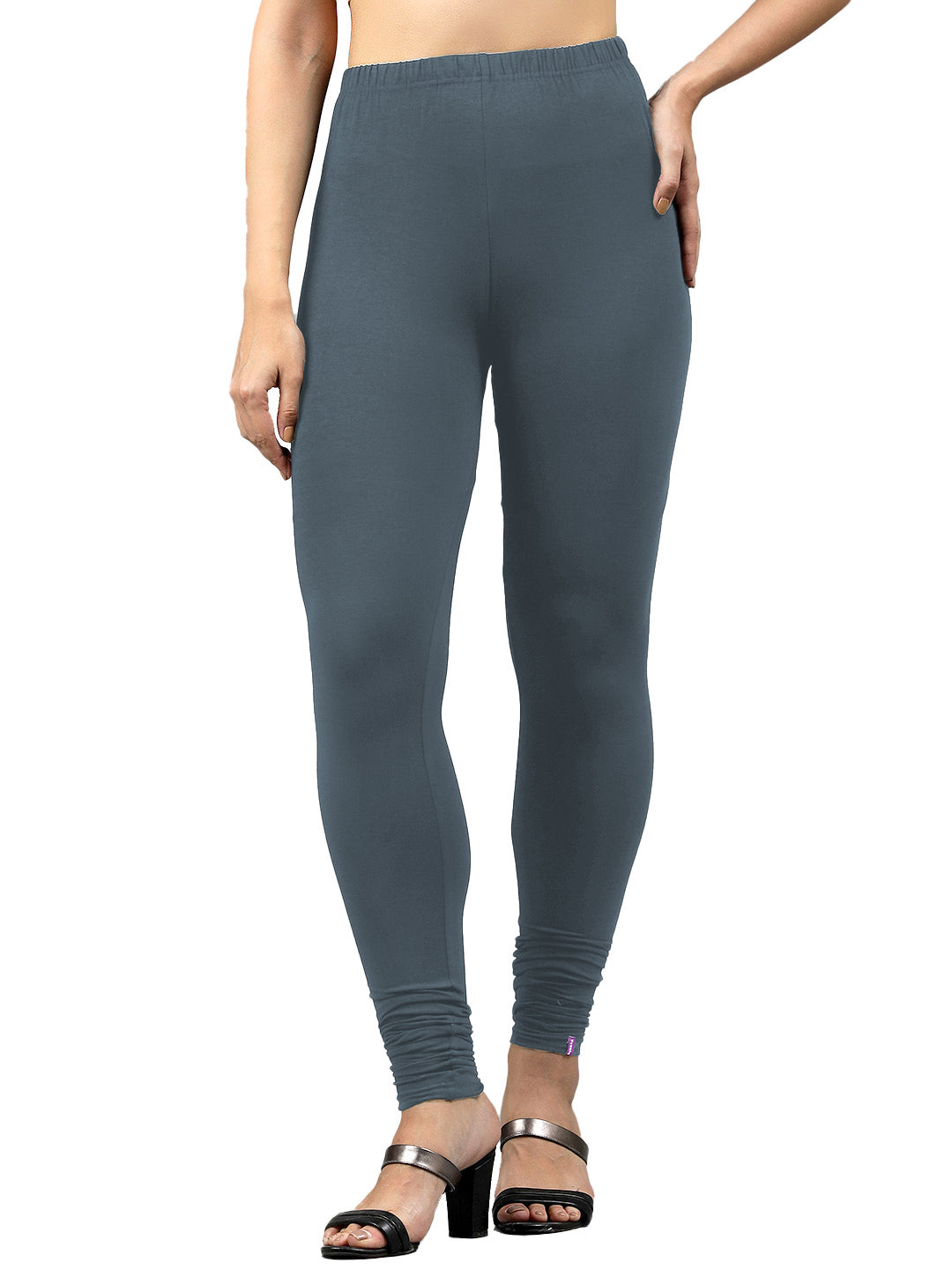 Presta Churidar Leggings Premium - Lt.Ash
