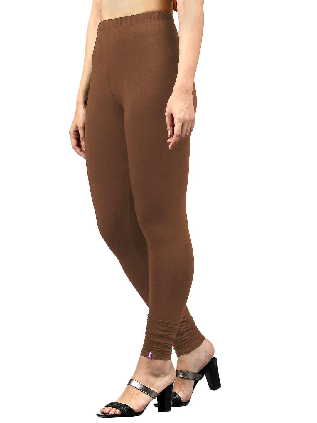 Presta Churidar Leggings Premium - Lt.Coffee