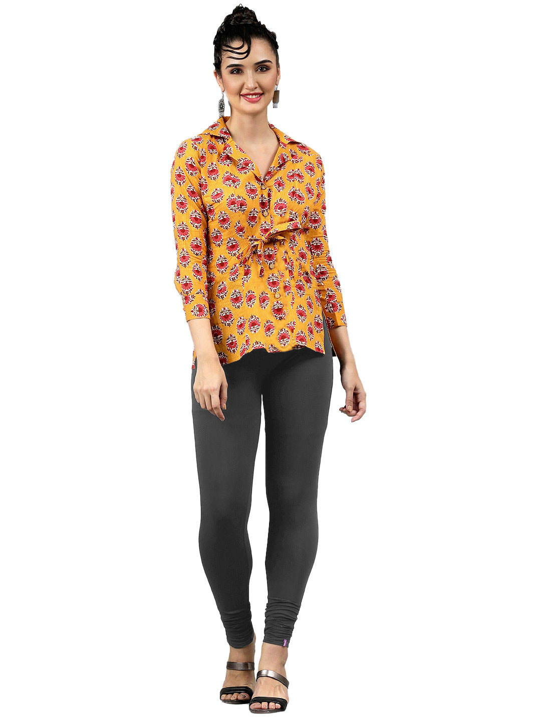 Presta Churidar Leggings Premium - Lt.Navy