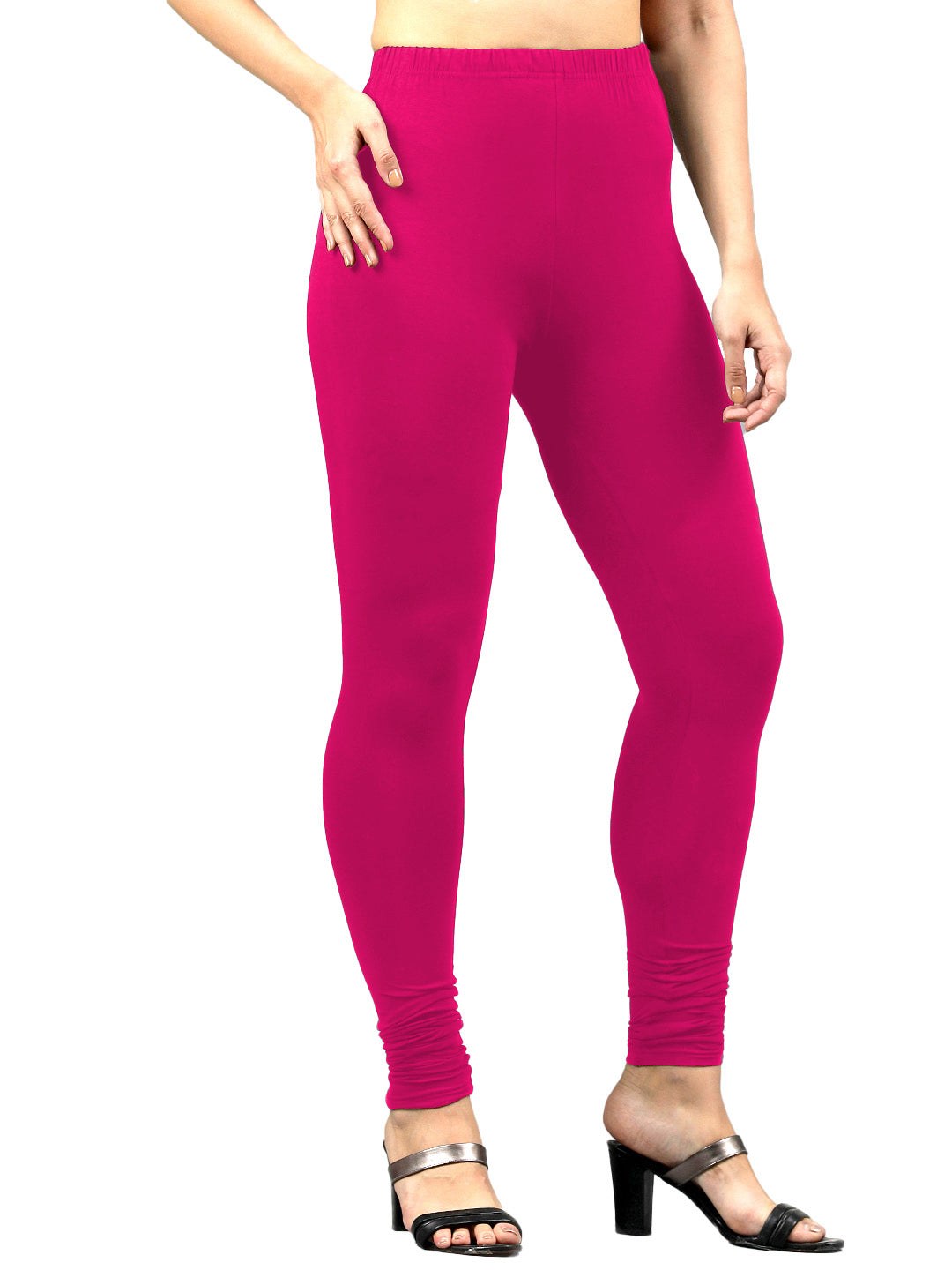 Presta Churidar Leggings Premium - Lt.Rani