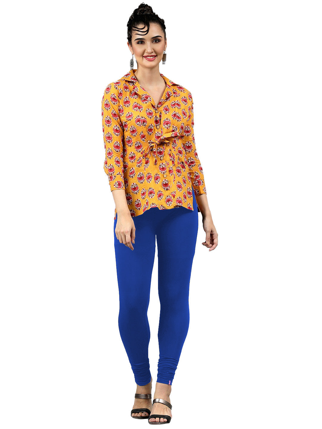 Presta Churidar Leggings Premium - Lt.Royal