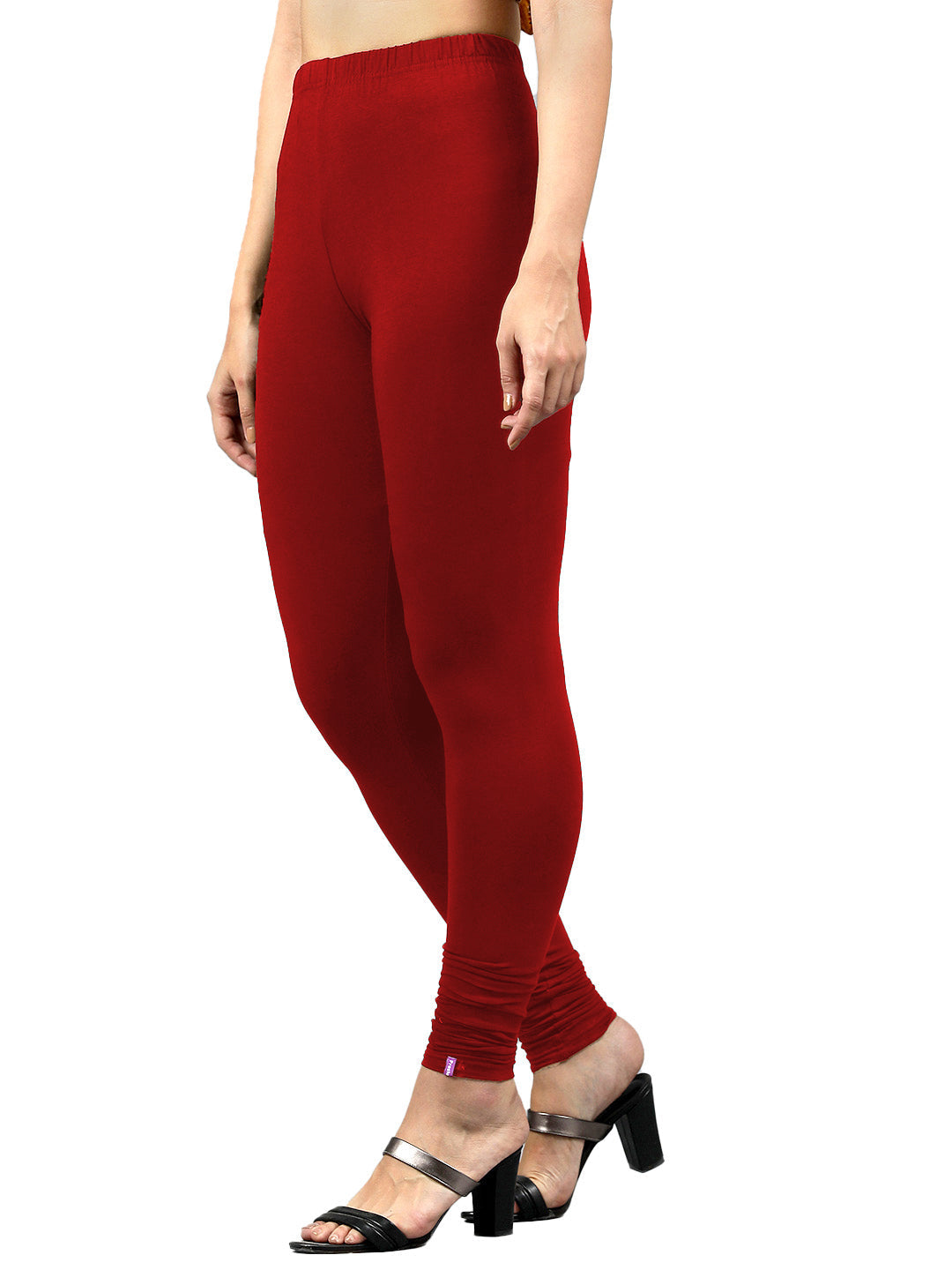 Presta Churidar Leggings Premium - Maroon 