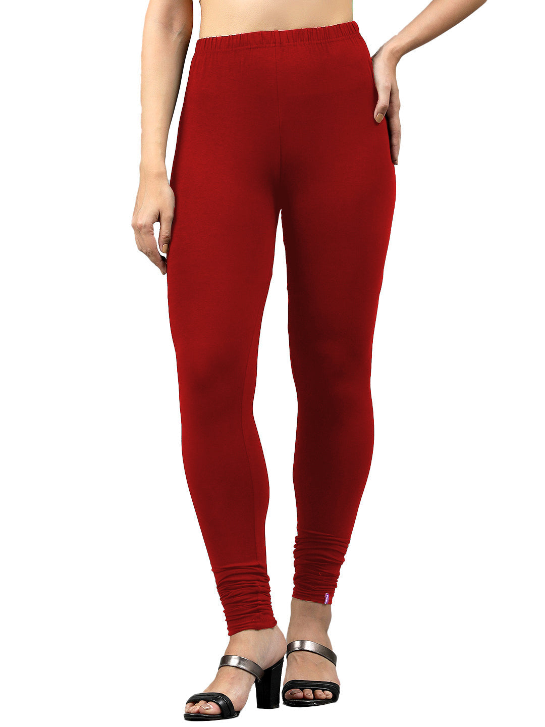 Presta Churidar Leggings Premium - Maroon 
