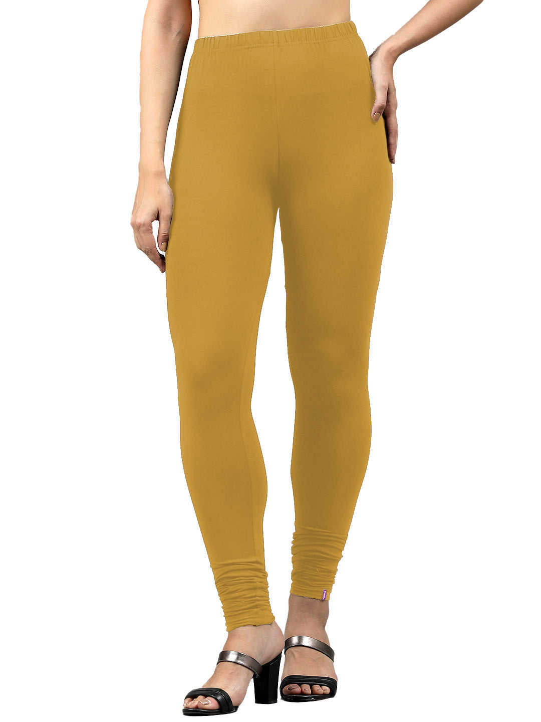 Presta Churidar Leggings Premium - Mustard
