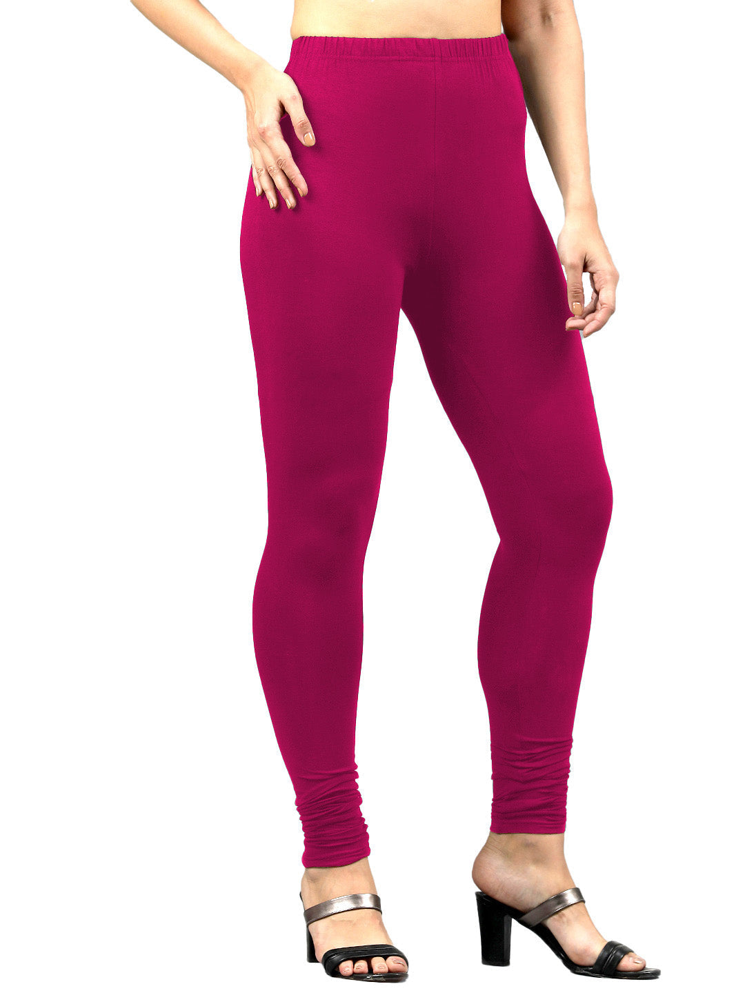 Presta Churidar Leggings Premium - Old Megentha