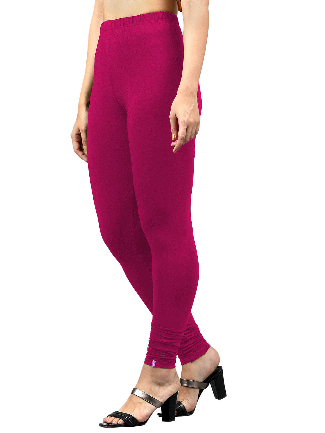 Presta Churidar Leggings Premium - Old Megentha