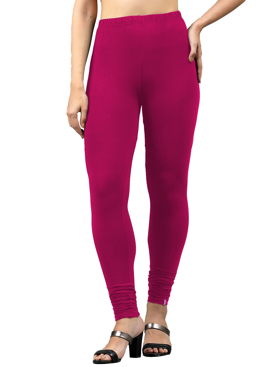 Presta Churidar Leggings Premium - Old Megentha