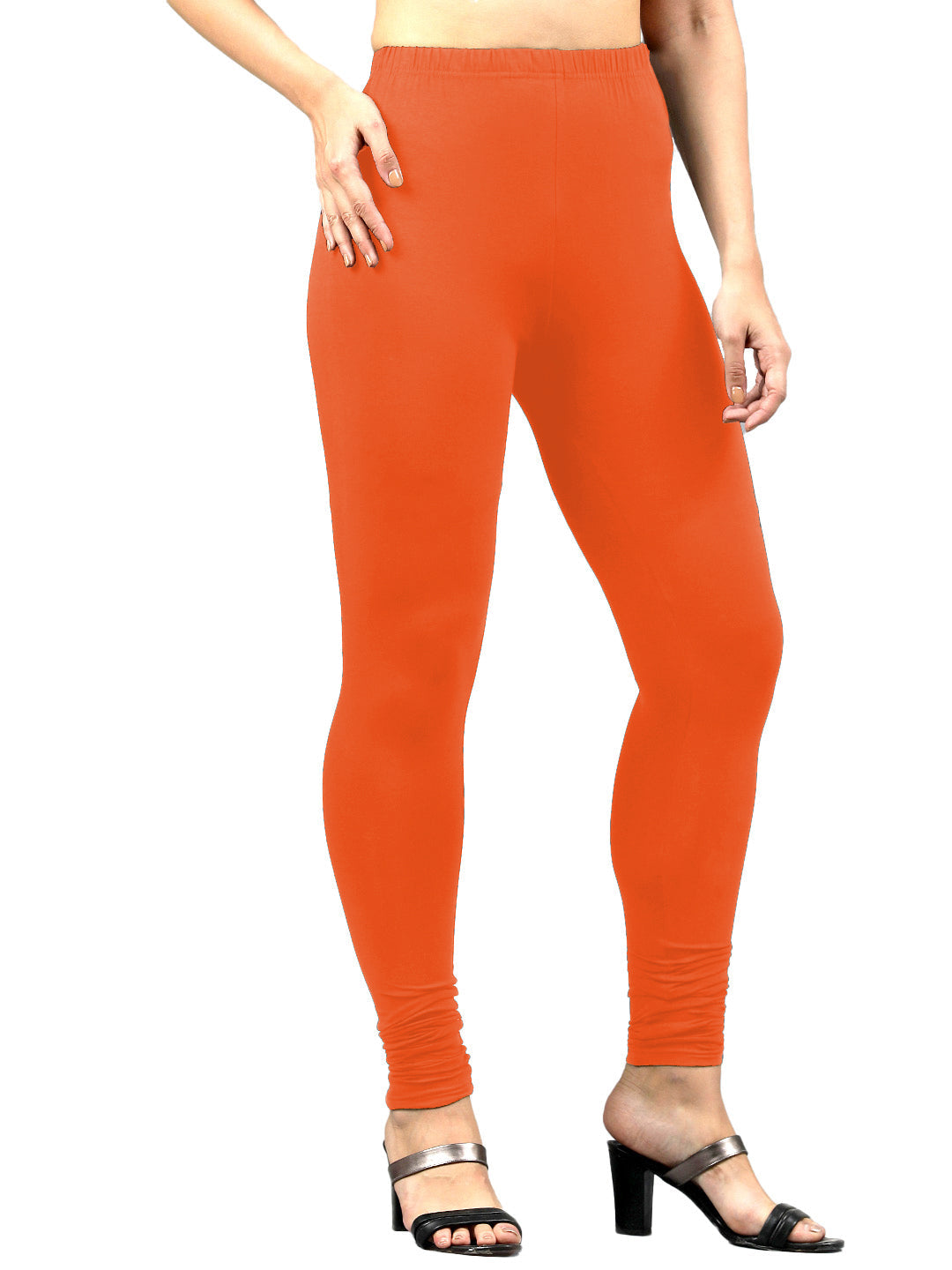 Presta Churidar Leggings Premium - Peach