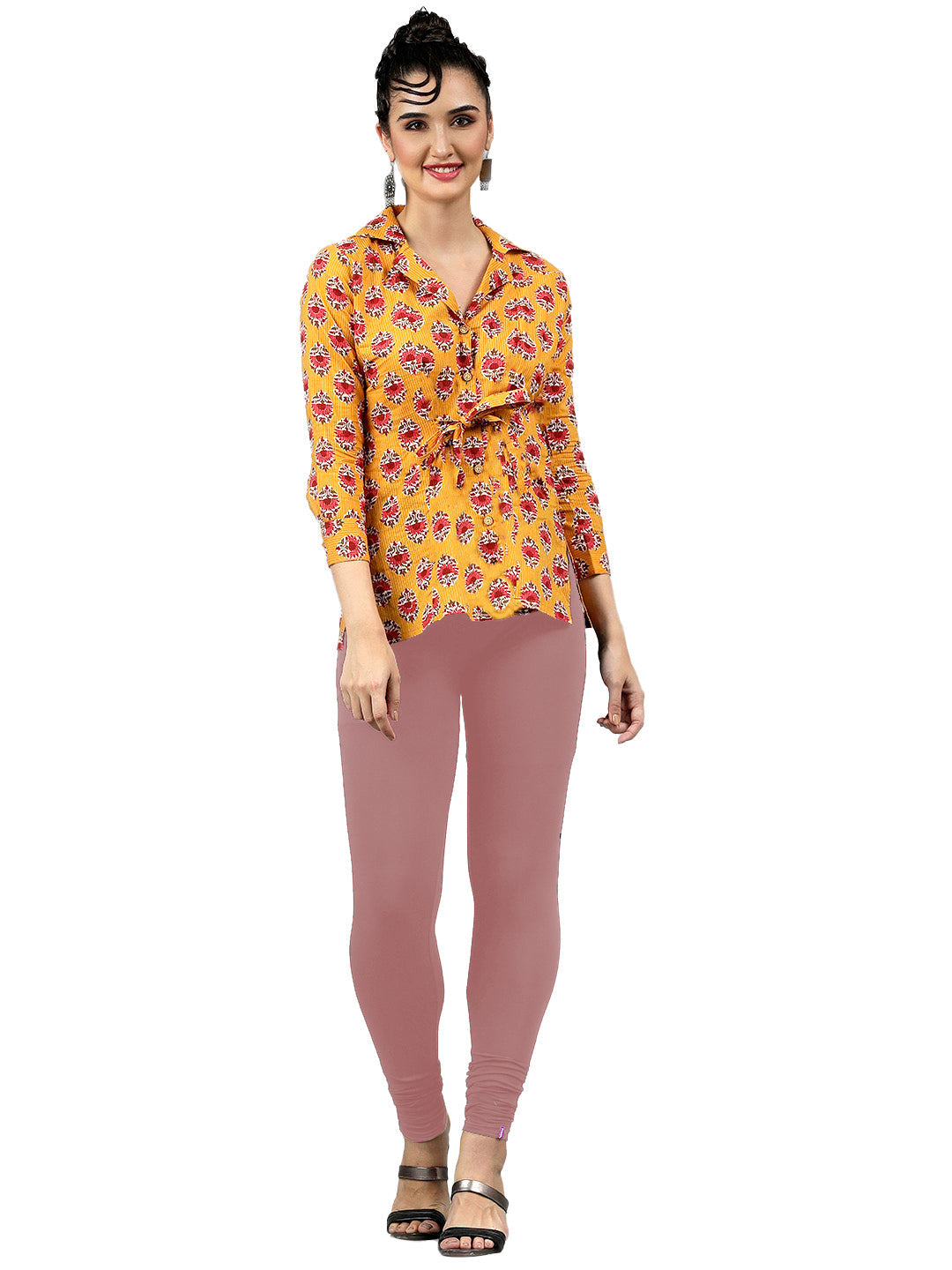 Presta Churidar Leggings Premium - Pink Punch