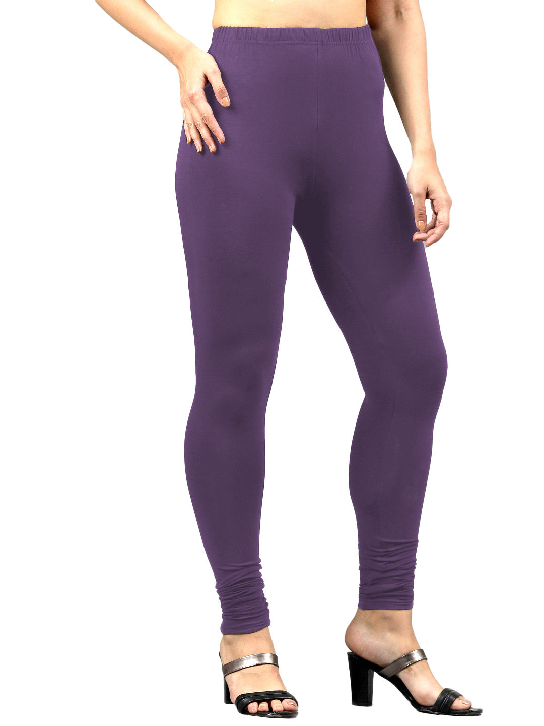 Presta Churidar Leggings Premium - Purple