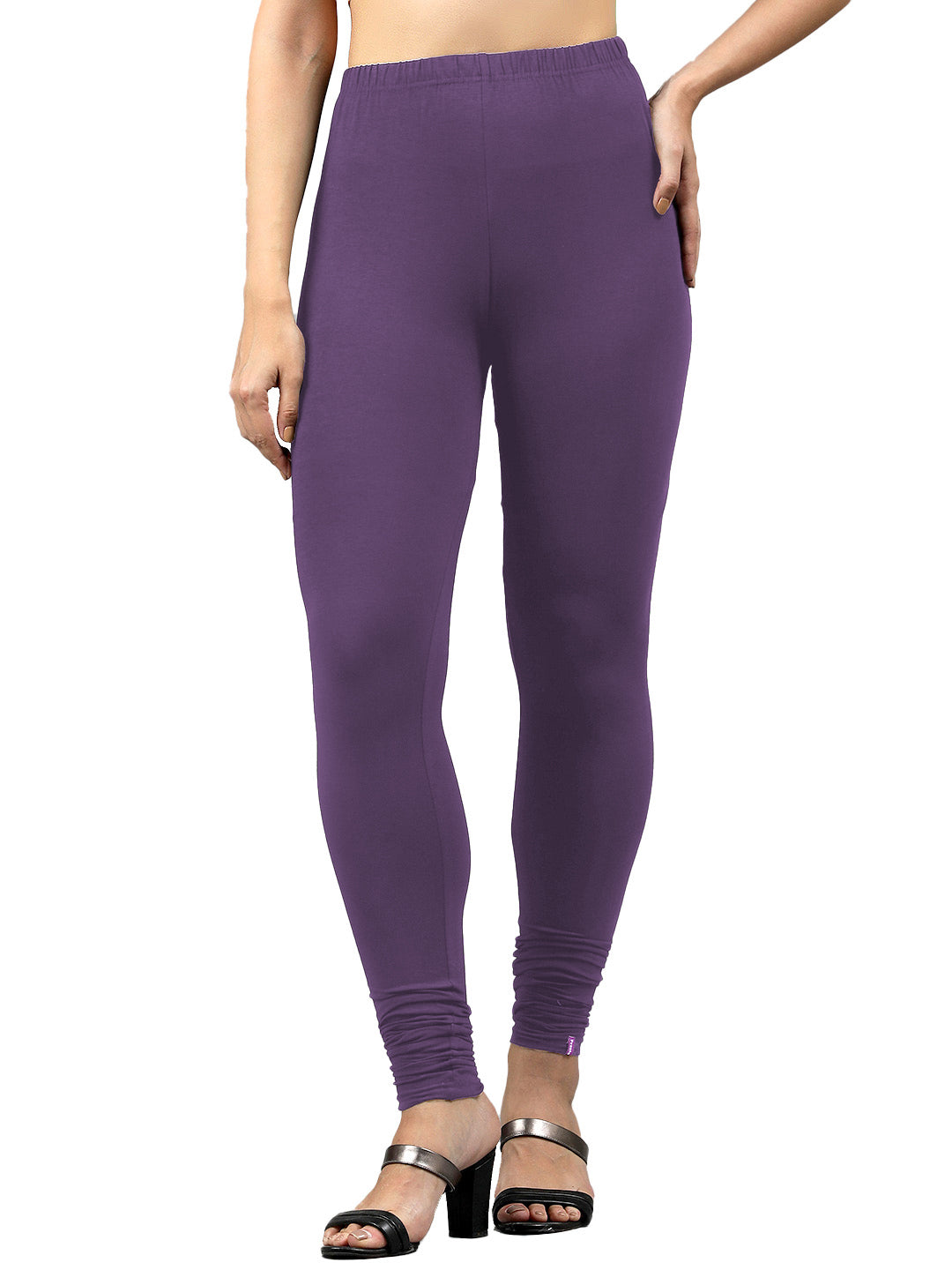 Presta Churidar Leggings Premium - Purple