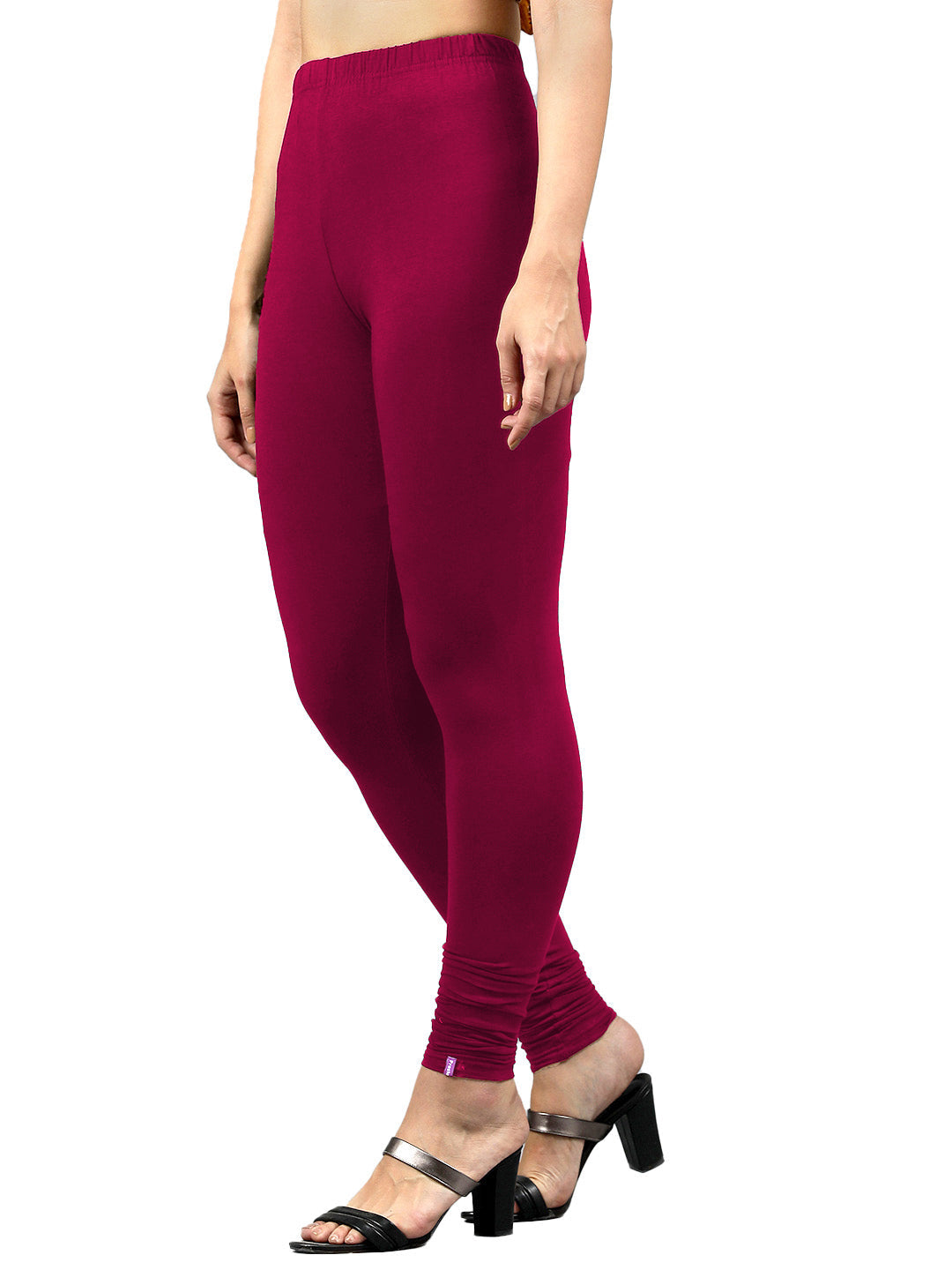 Presta Churidar Leggings Premium - Rani Pink