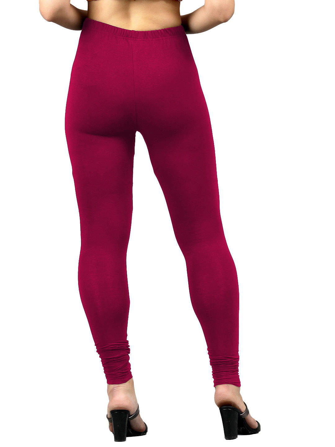 Presta Churidar Leggings Premium - Rani Pink