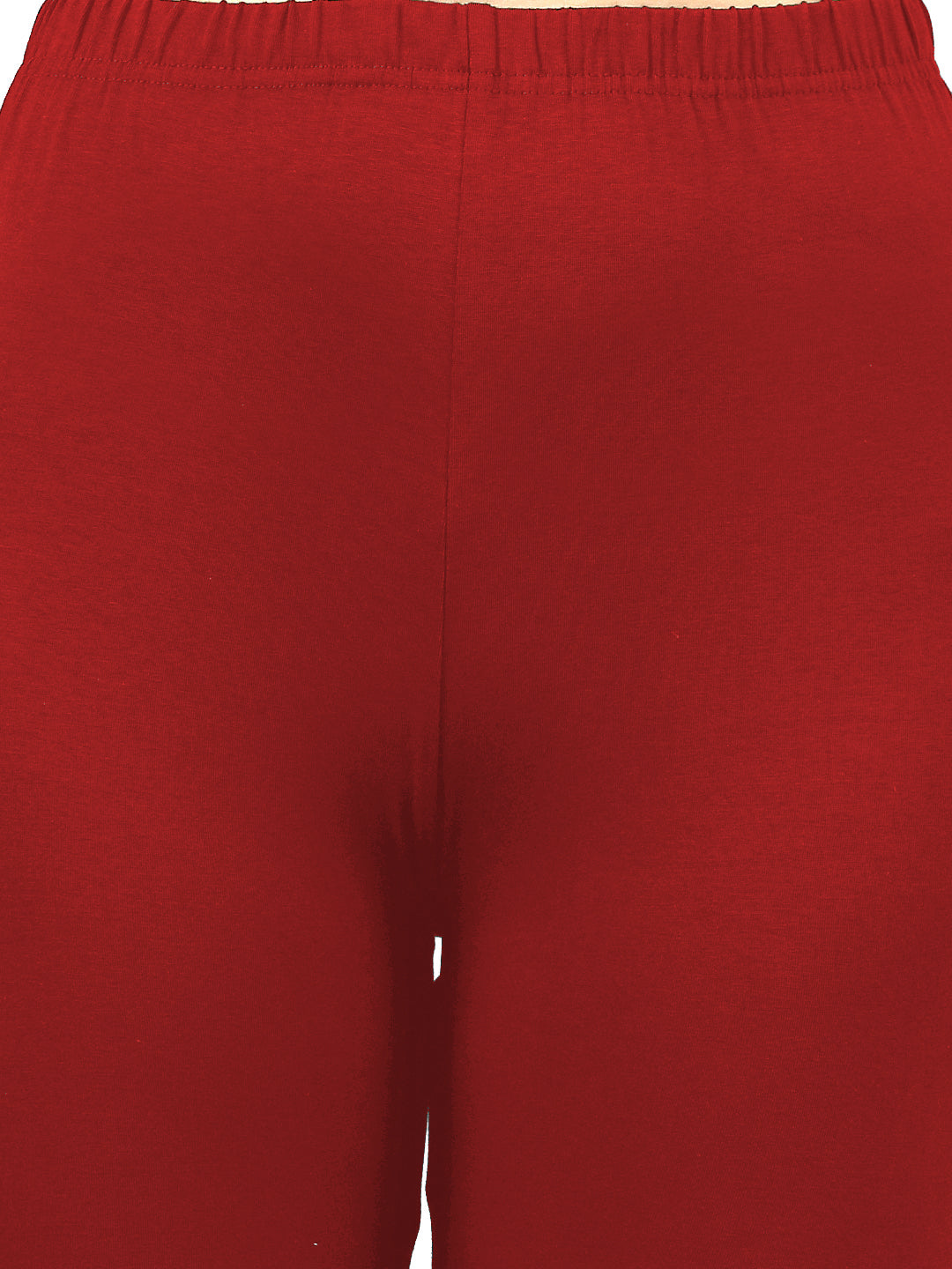 Presta Churidar Leggings Premium - Red Maroon