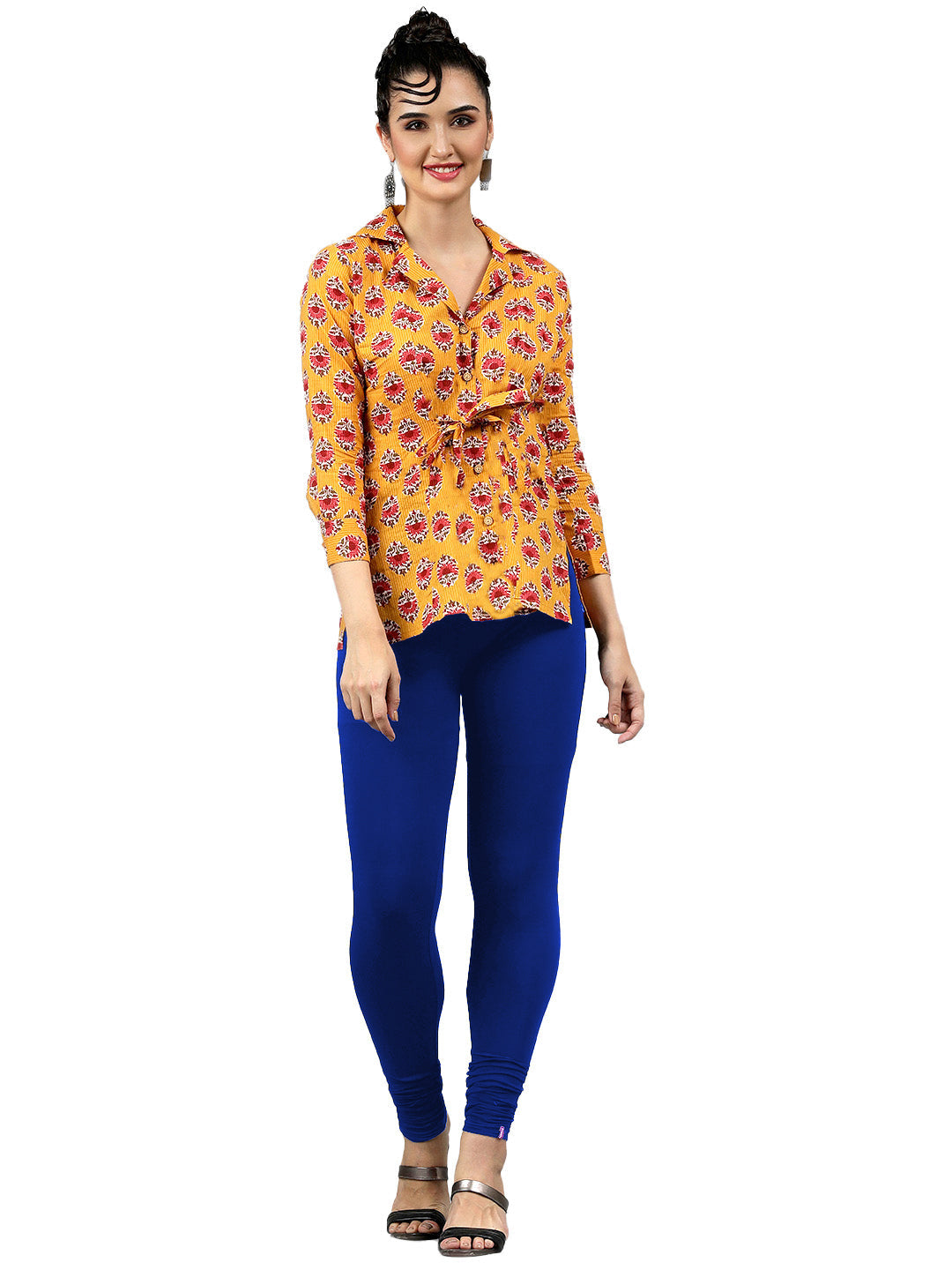 Presta Churidar Leggings Premium - Dark Royal
