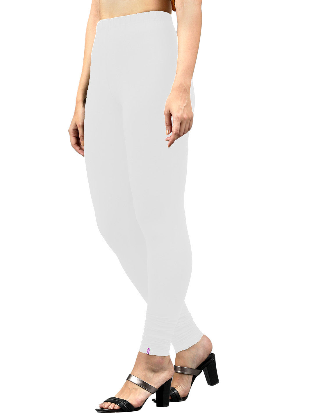 Presta Churidar Leggings Premium - White