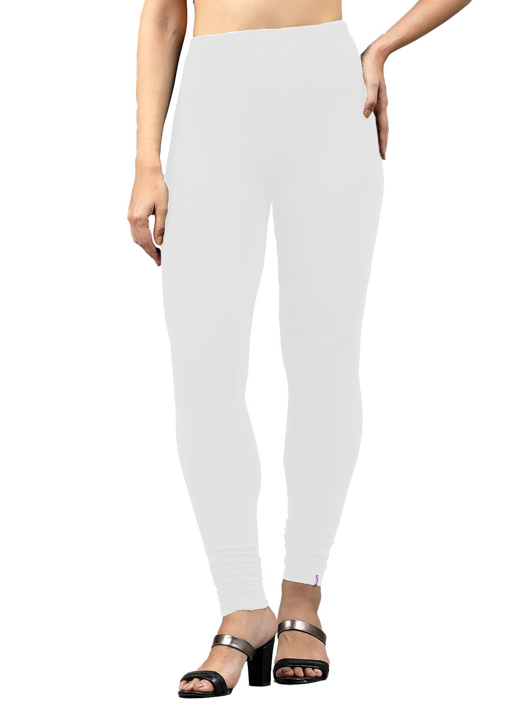 Presta Churidar Leggings Premium - White
