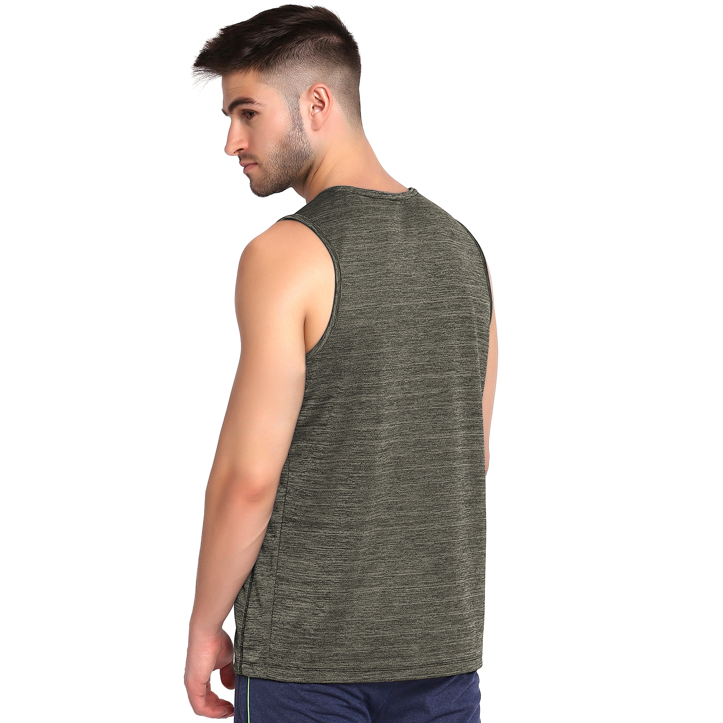 Poomer Tank Top - Power Vest - Olive Grey