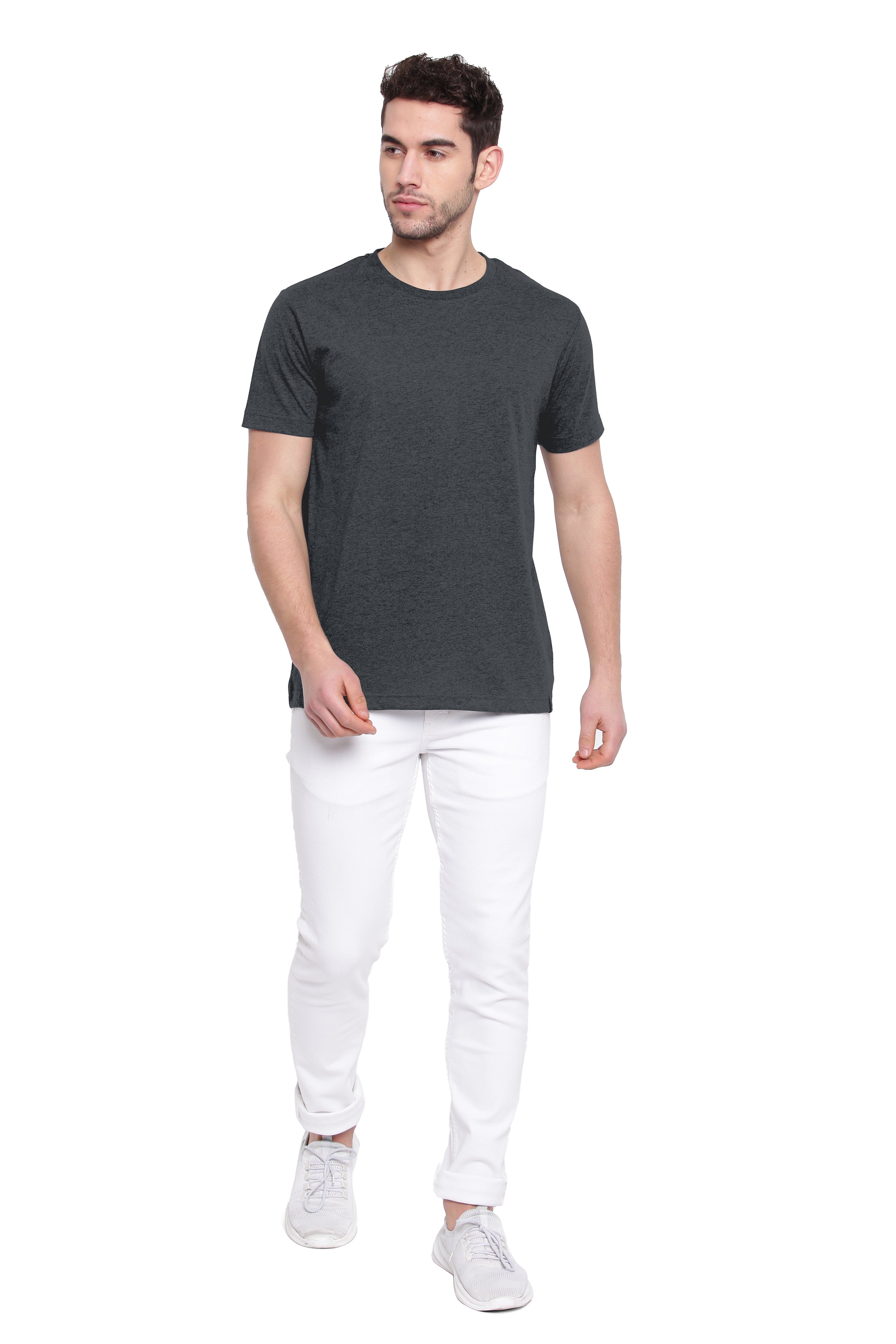 Poomer Casual T-Shirt - Cool Grey