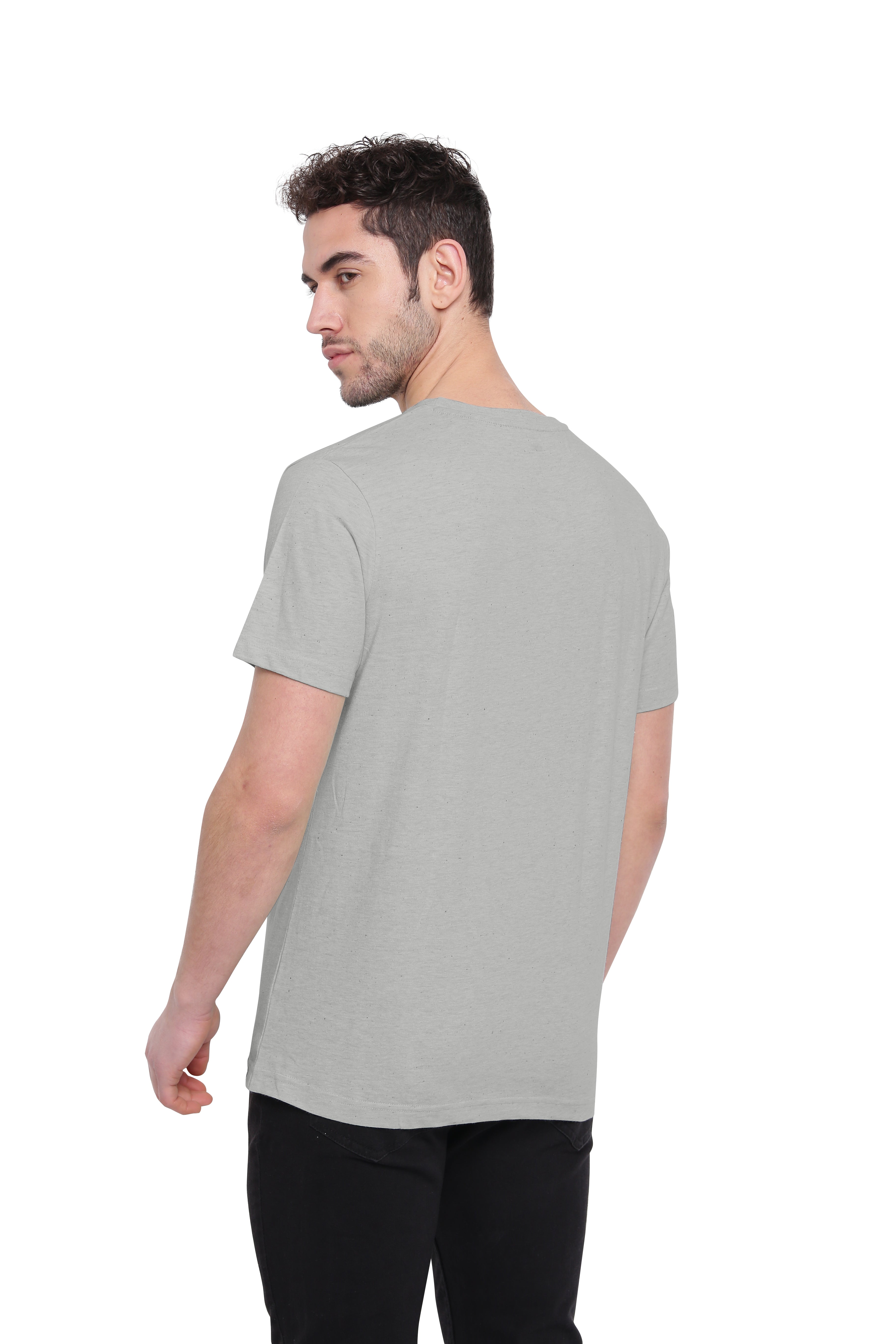 Poomer Casual T-Shirt - Light Grey