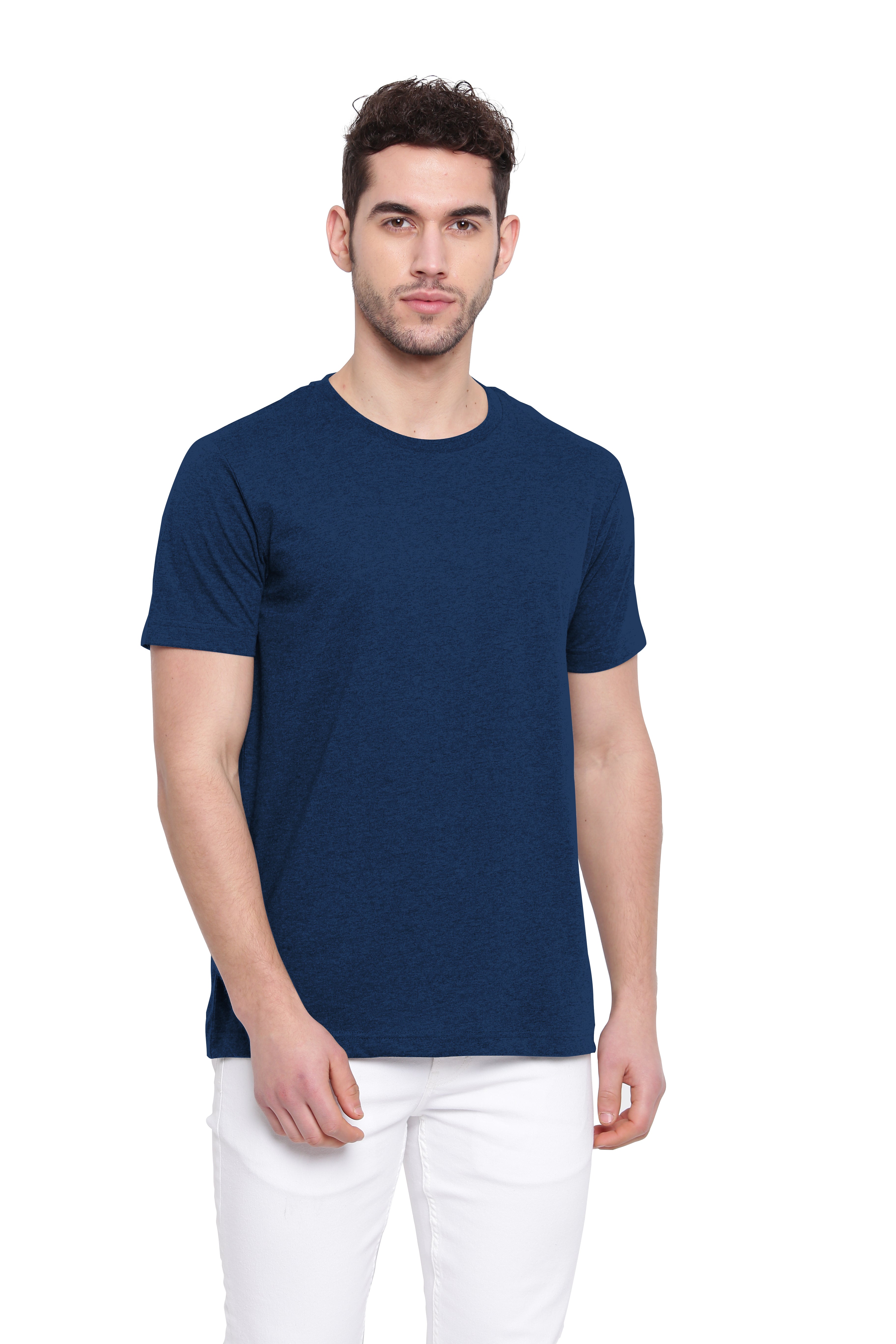 Poomer Casual T-Shirt - Navy Blue