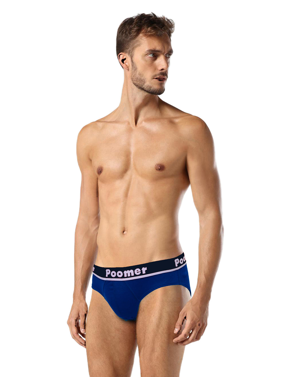 Poomer Club Man Brief - Rich Black – Poomer Clothing Company