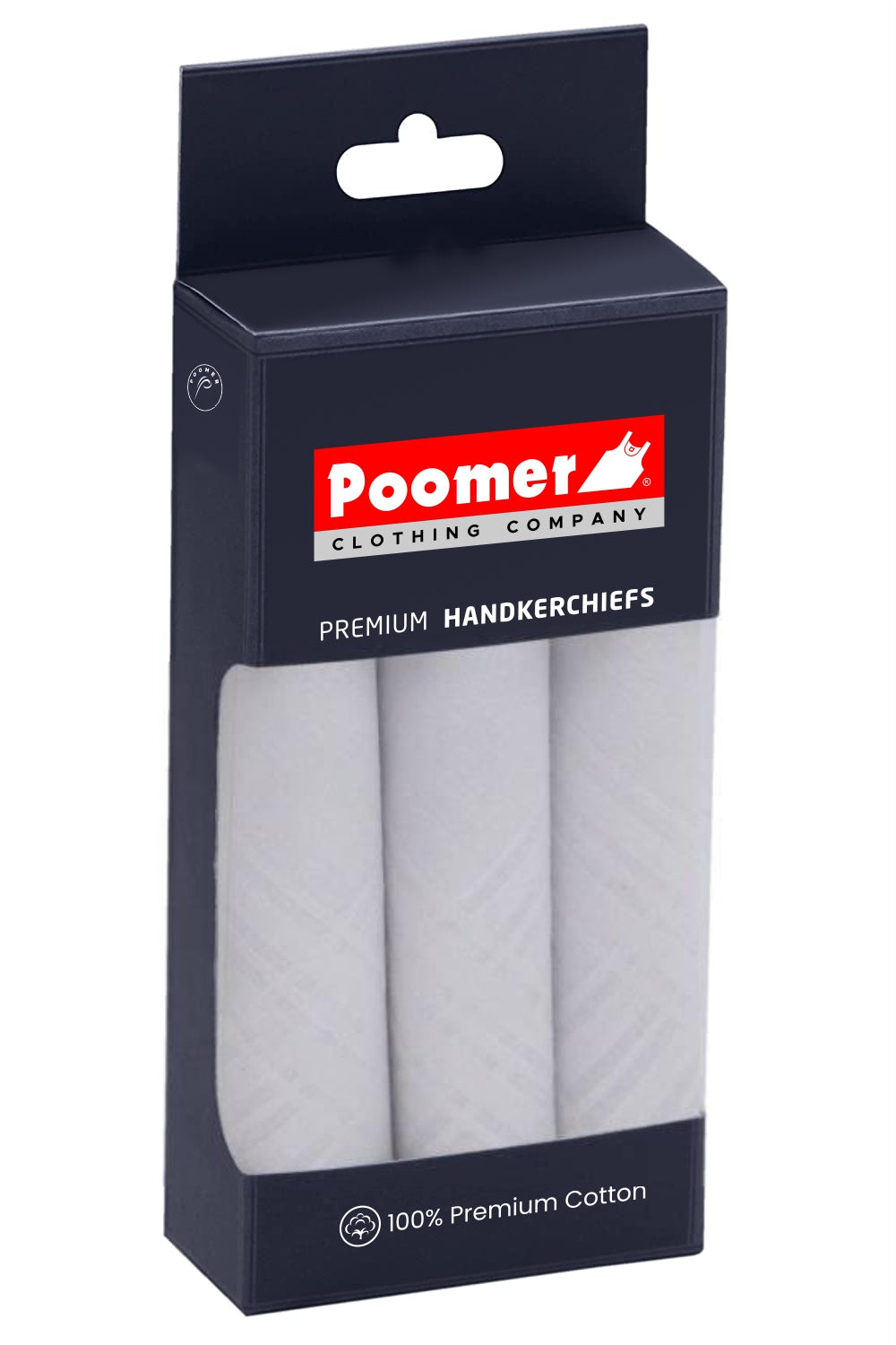 Poomer Handkerchief Premium - Fresh White