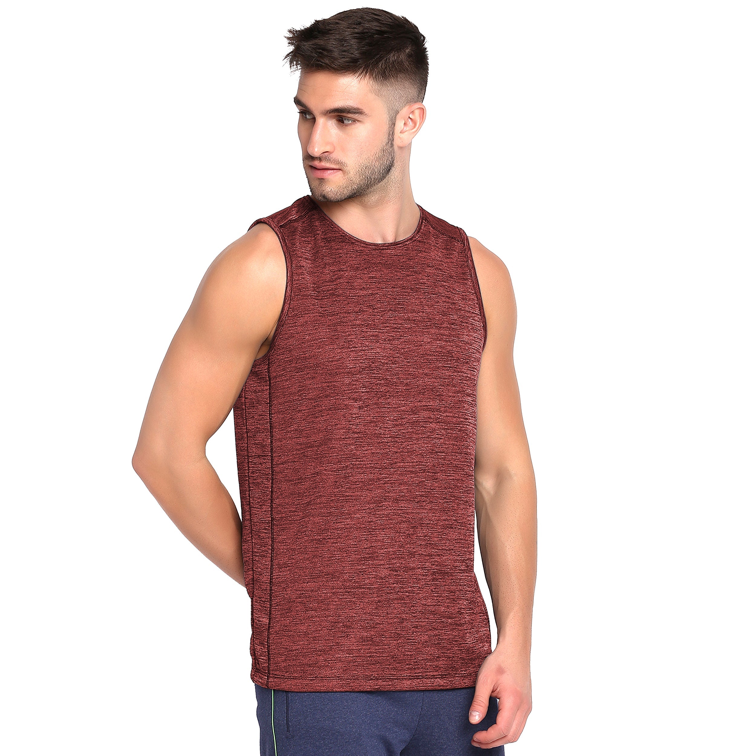 Poomer Tank Top - Power Vest - Maroon Red