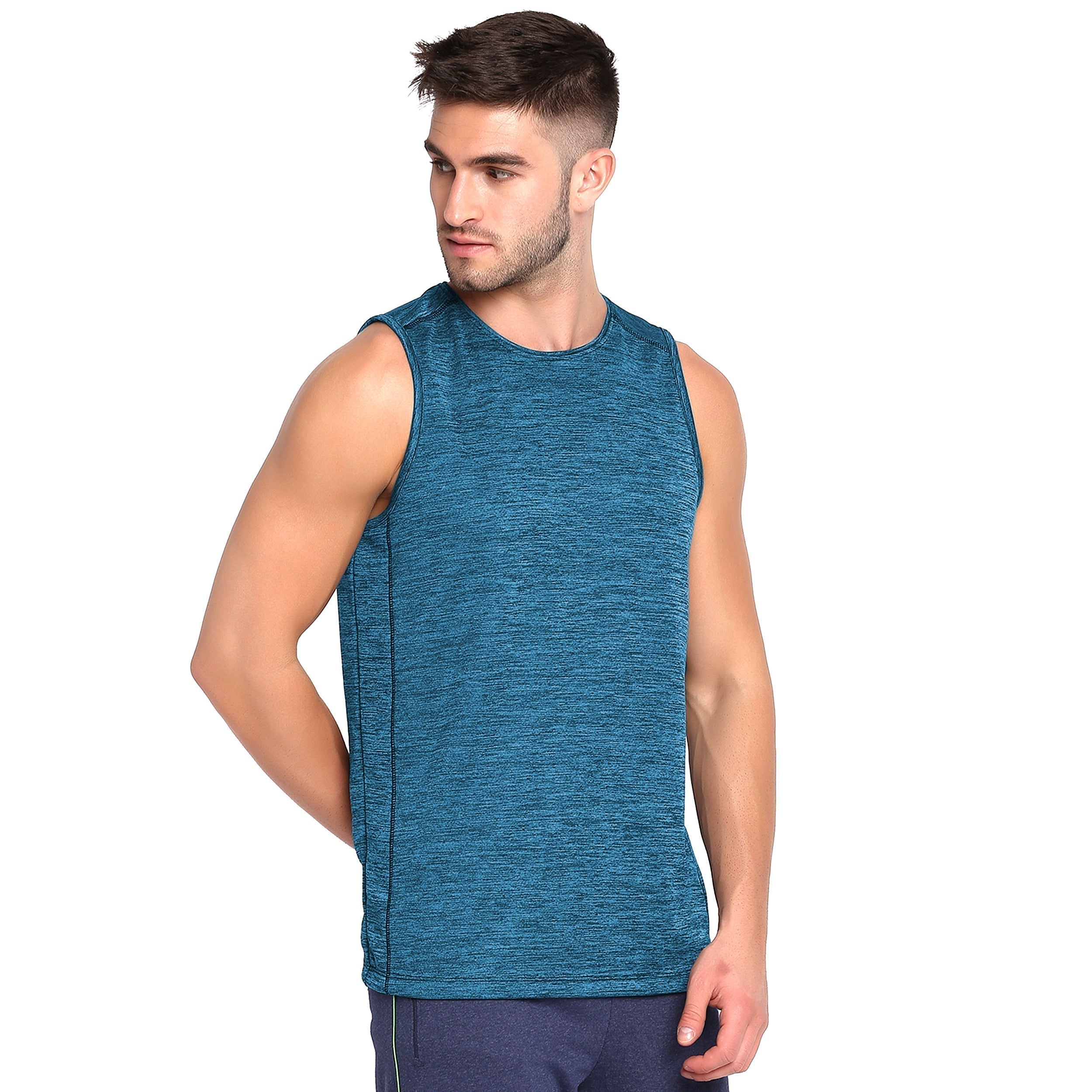 Poomer Tank Top - Power Vest - Teal Blue