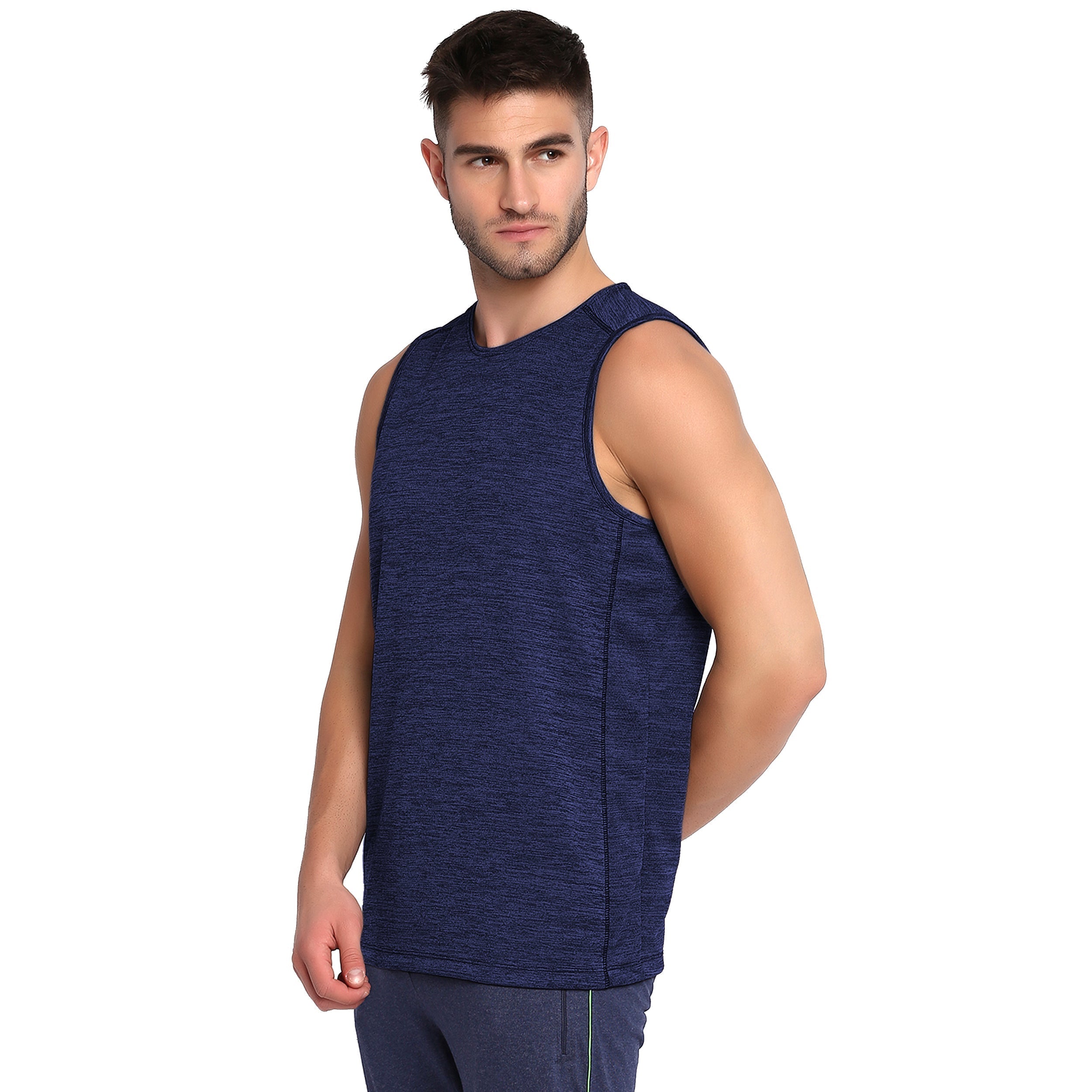 Poomer Tank Top - Power Vest - Navy Blue