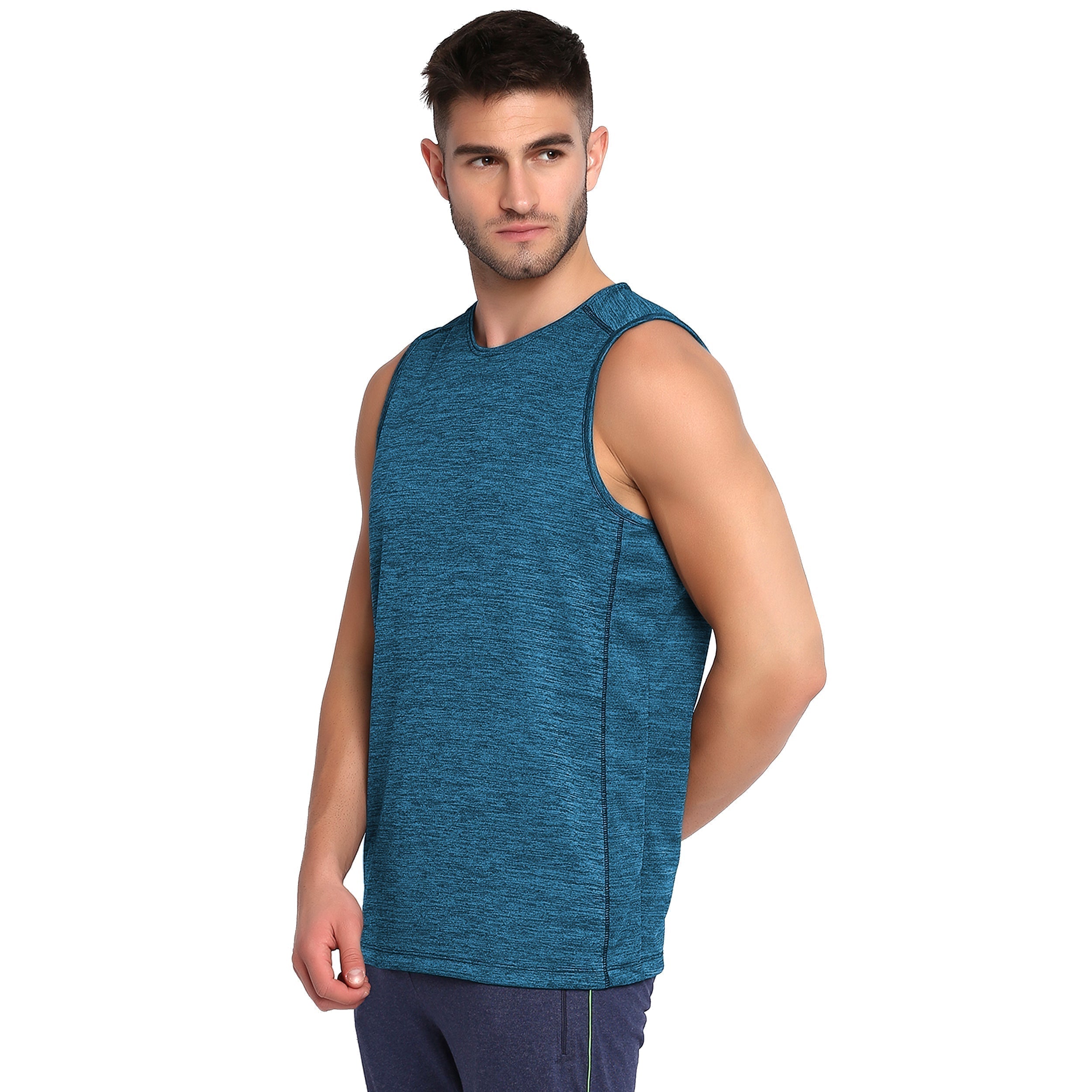 Poomer Tank Top - Power Vest - Teal Blue