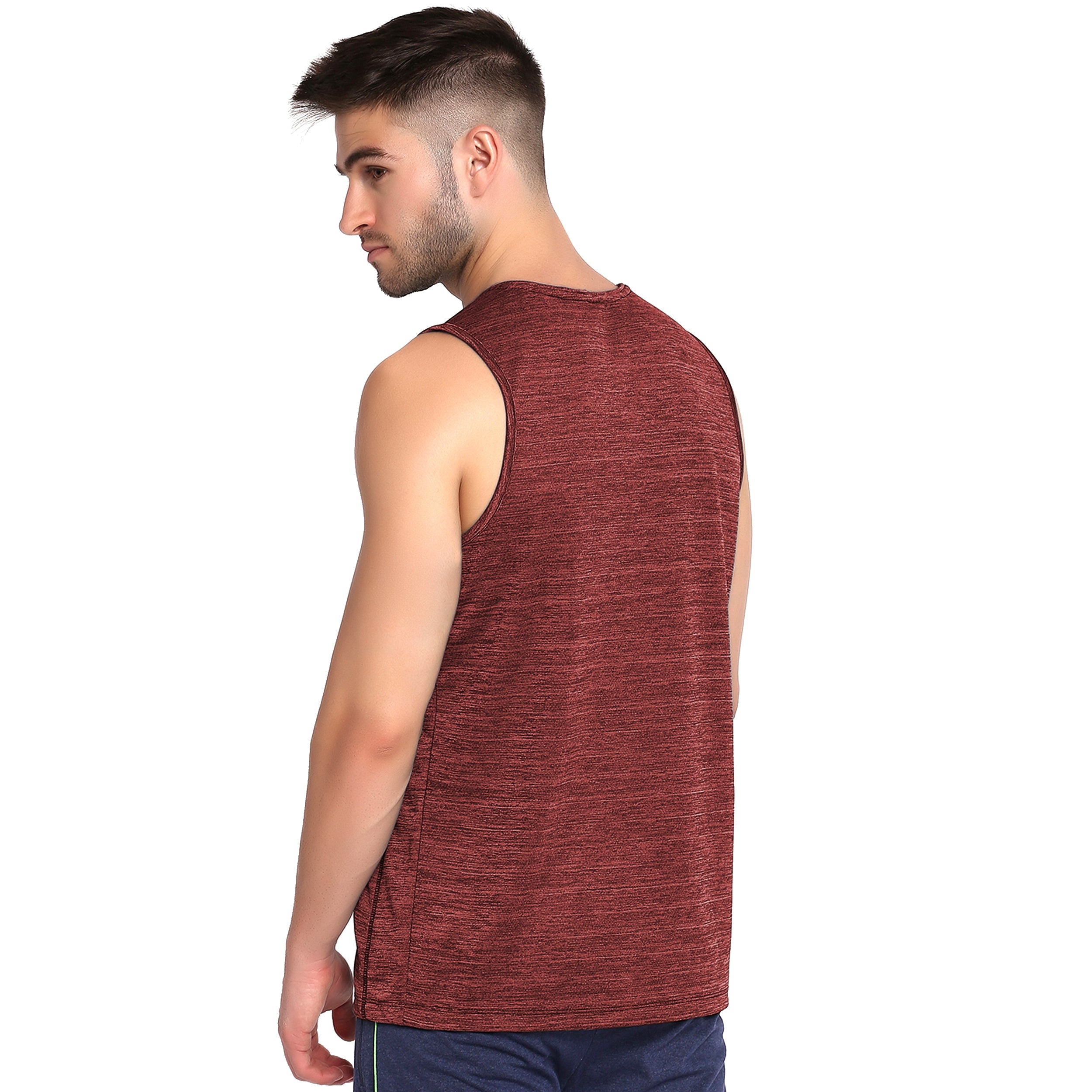 Poomer Tank Top - Power Vest - Maroon Red