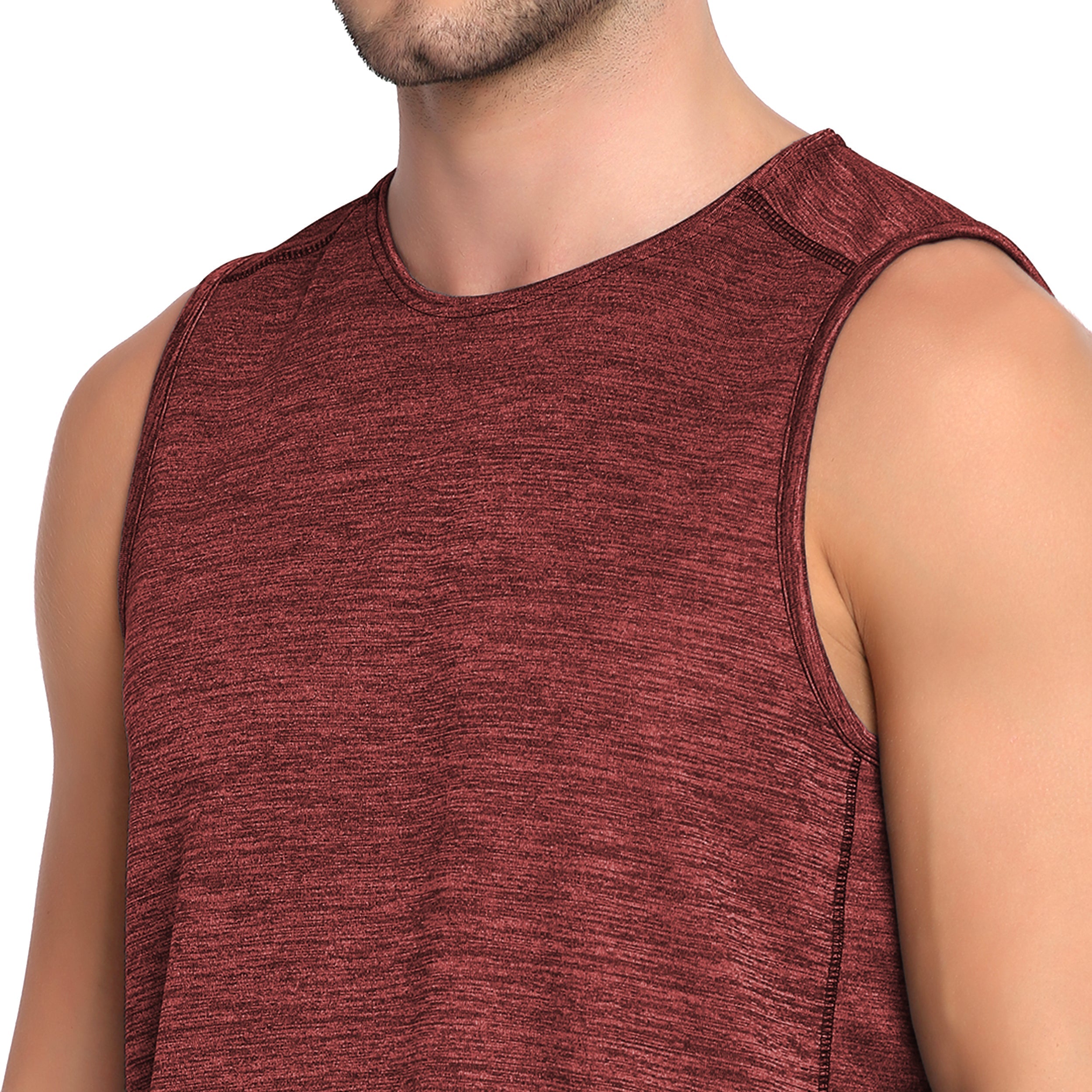 Poomer Tank Top - Power Vest - Maroon Red