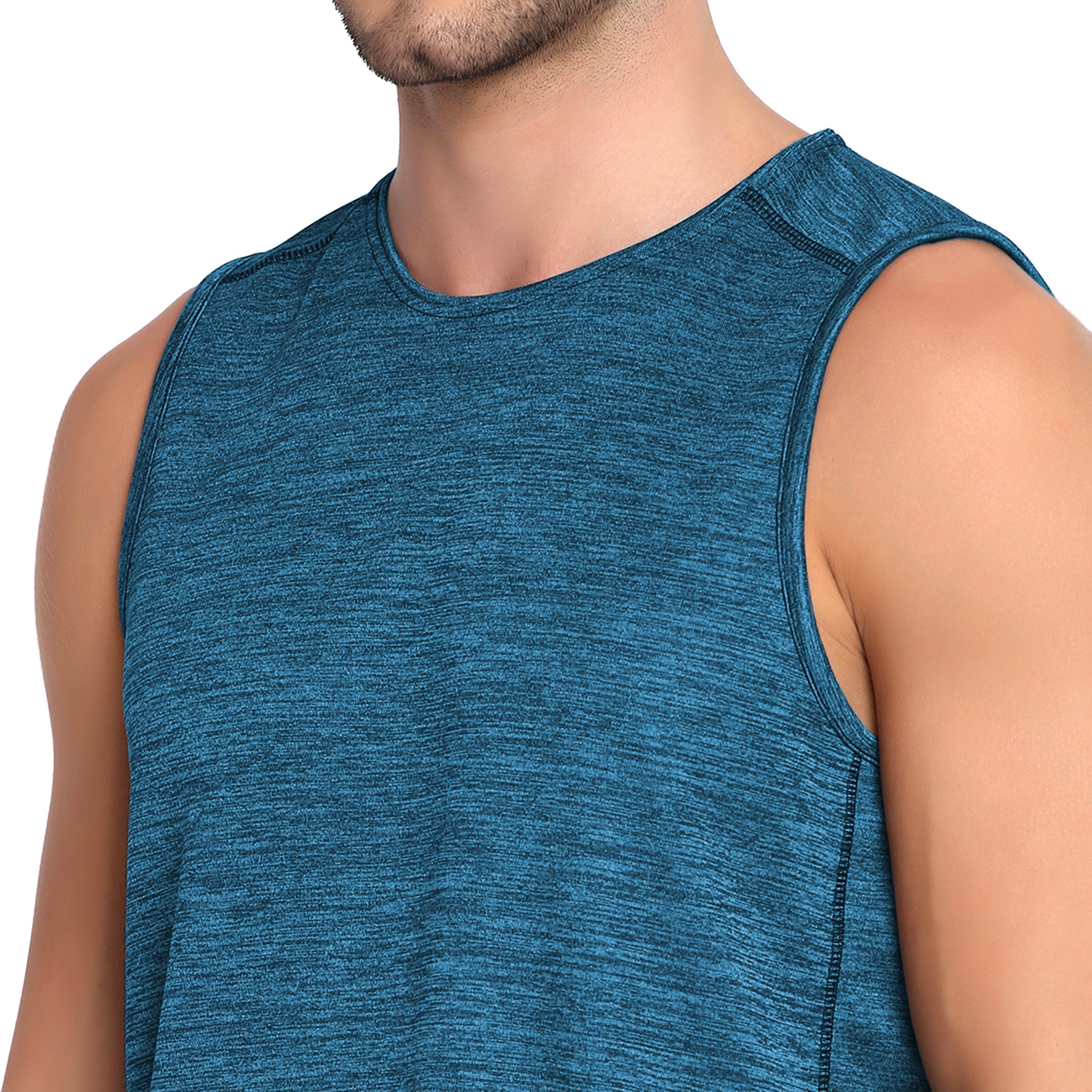 Poomer Tank Top - Power Vest - Teal Blue