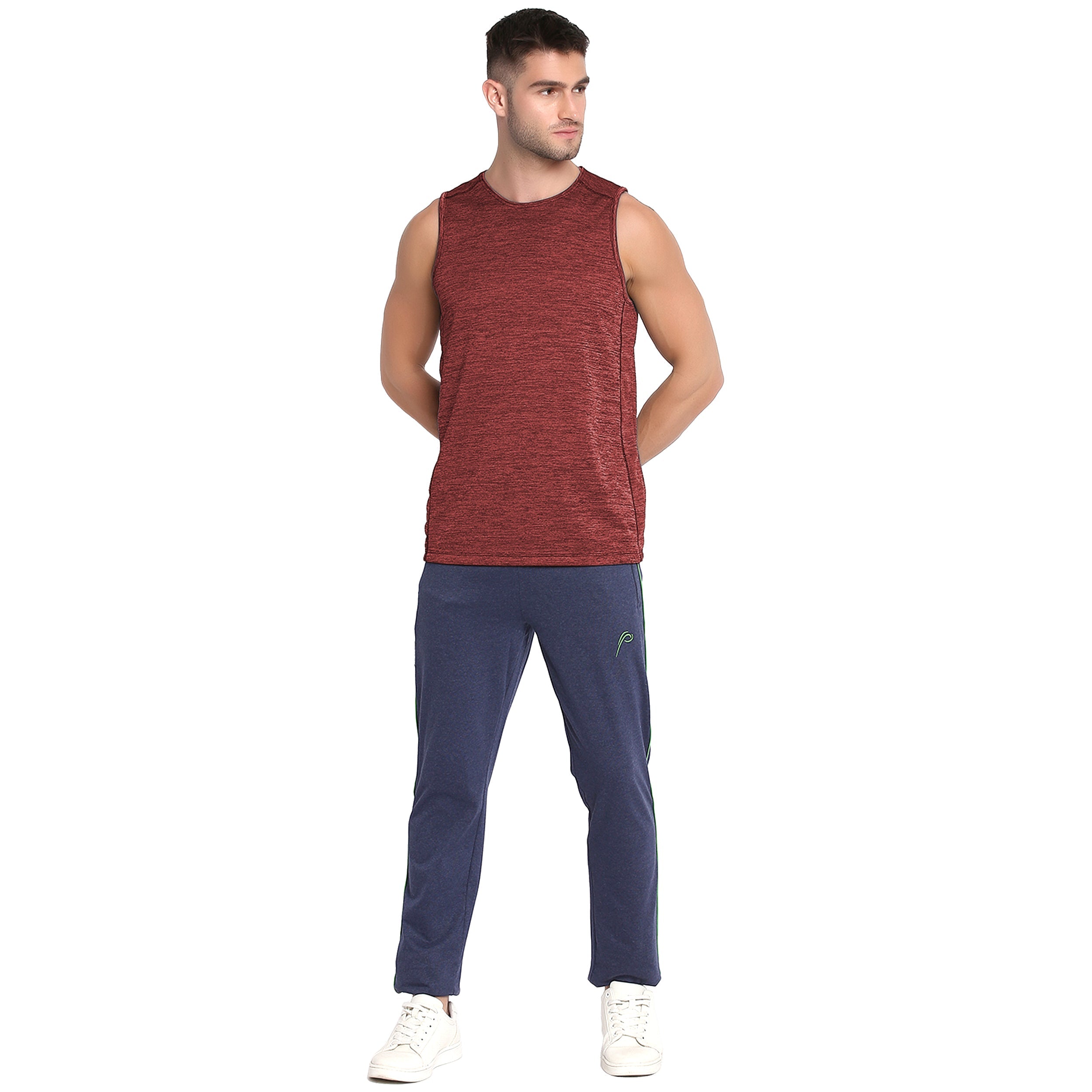 Poomer Tank Top - Power Vest - Maroon Red