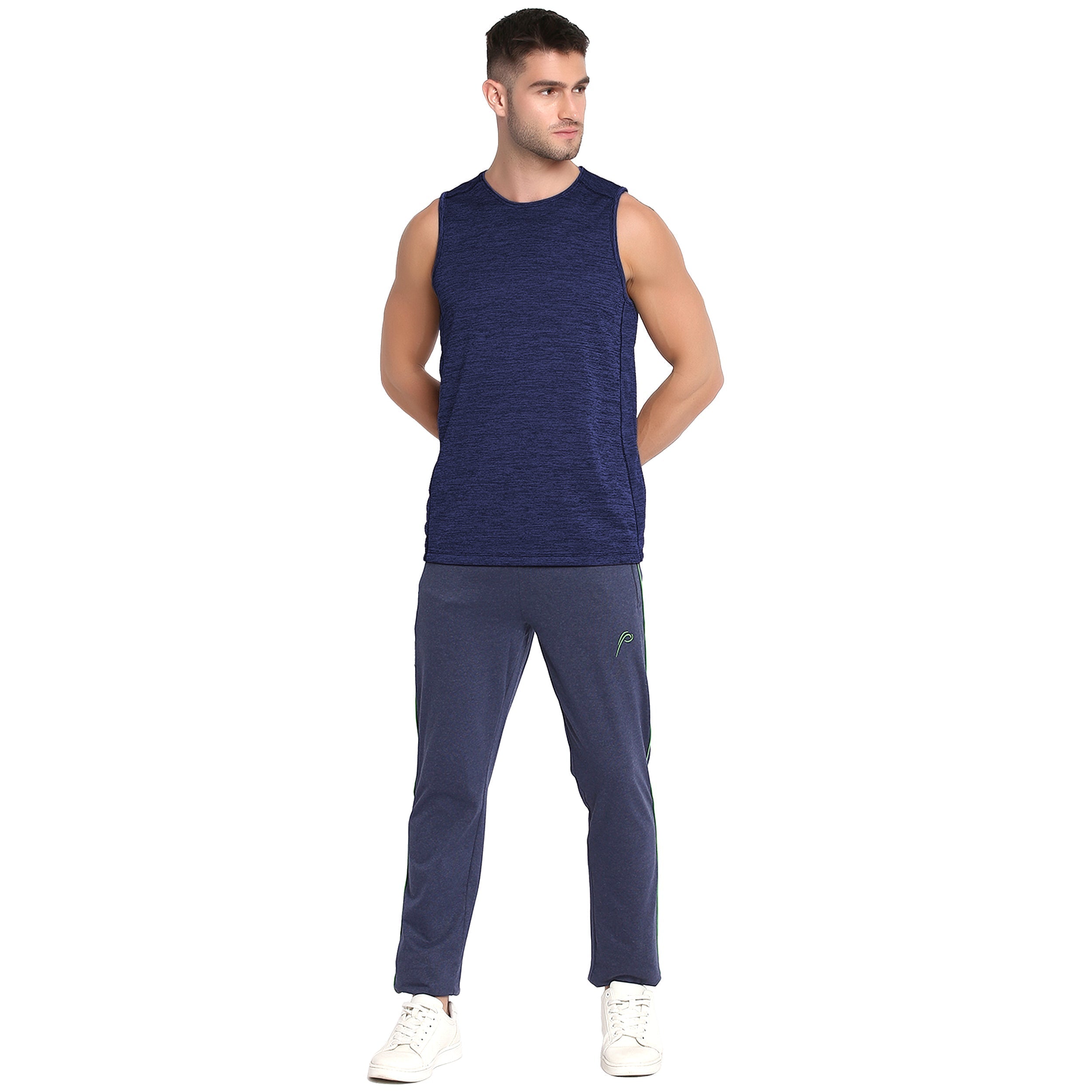 Poomer Tank Top - Power Vest - Navy Blue