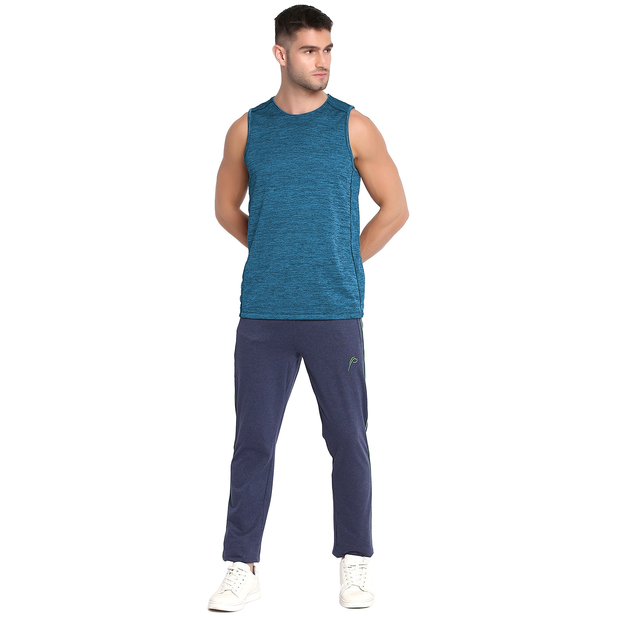 Poomer Tank Top - Power Vest - Teal Blue