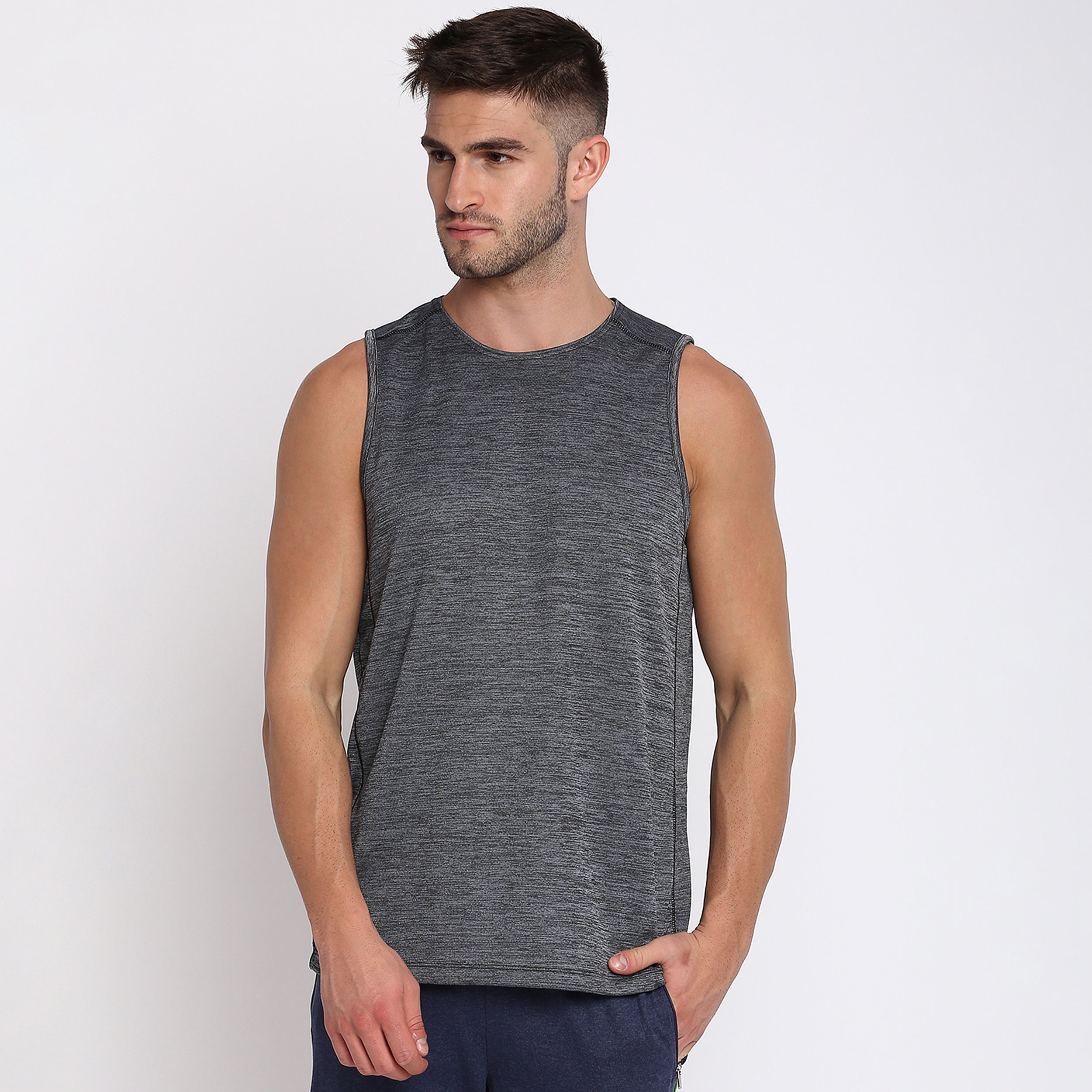 Poomer Tank Top - Power Vest - Charcoal Grey