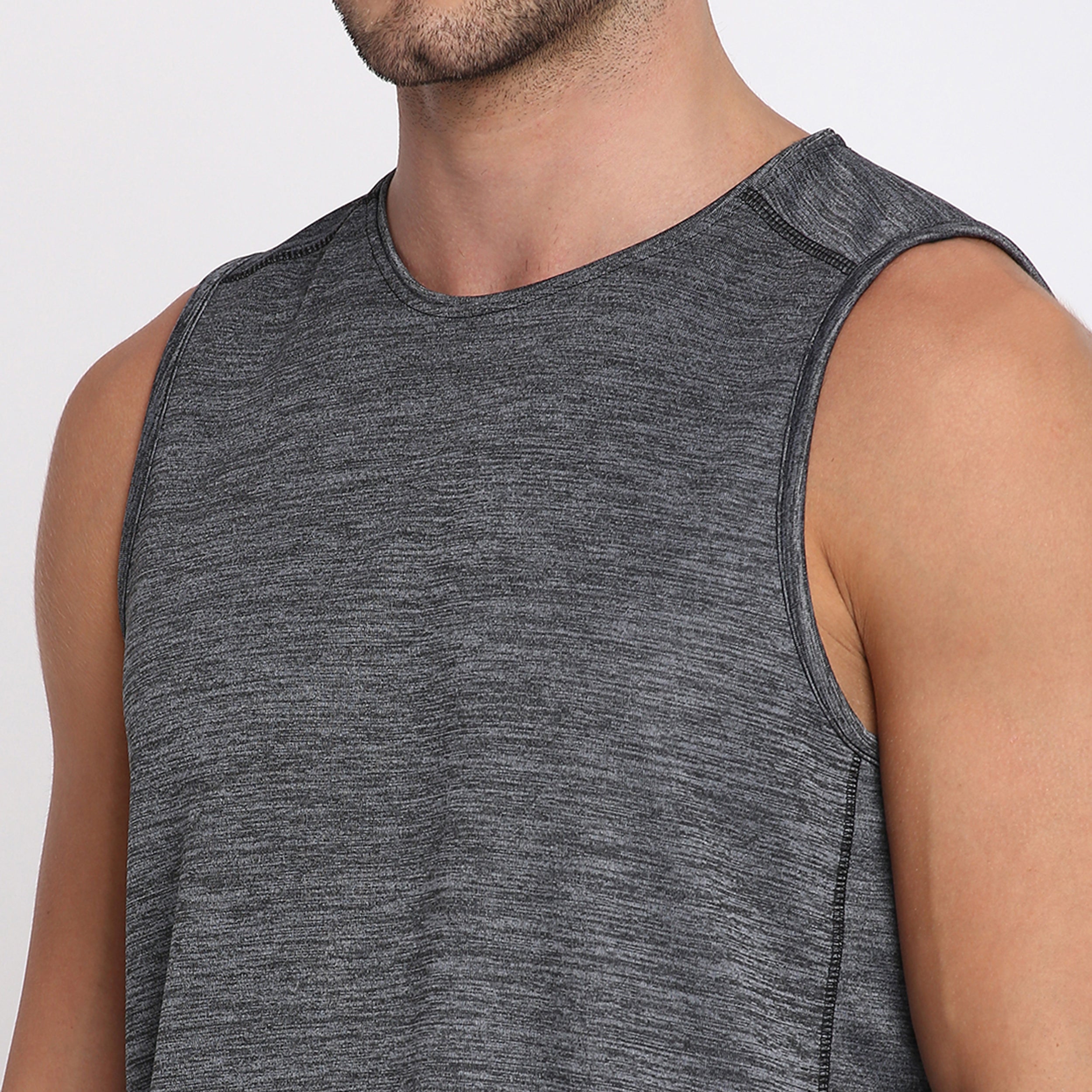 Poomer Tank Top - Power Vest - Charcoal Grey