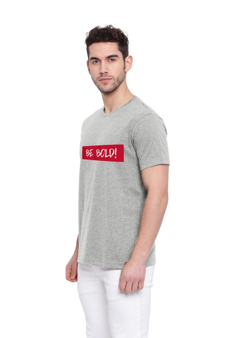 Poomer Printed T-Shirt Bold - Grey